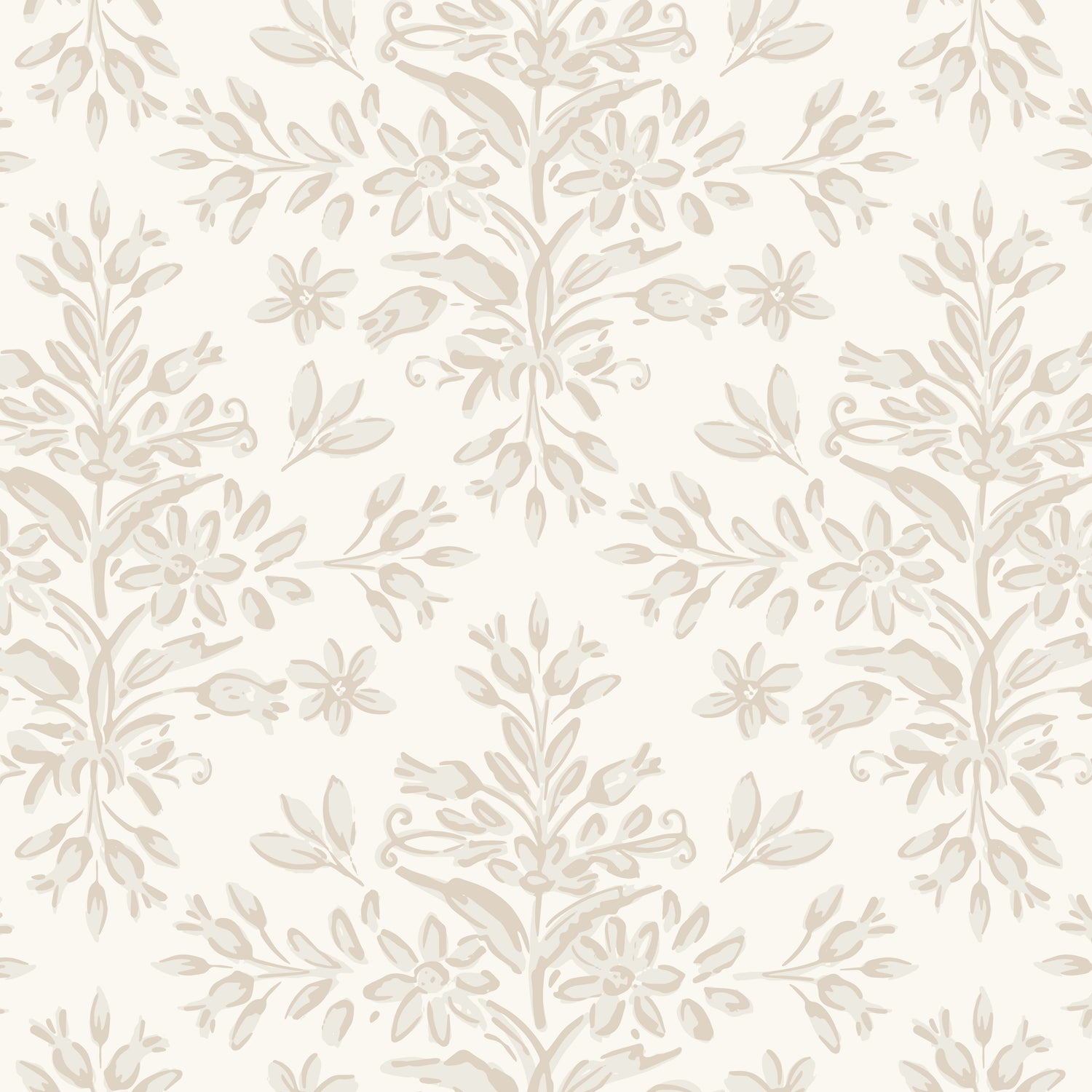 Rustic Lacy Wallpaper in Natural Linen in a closeup view