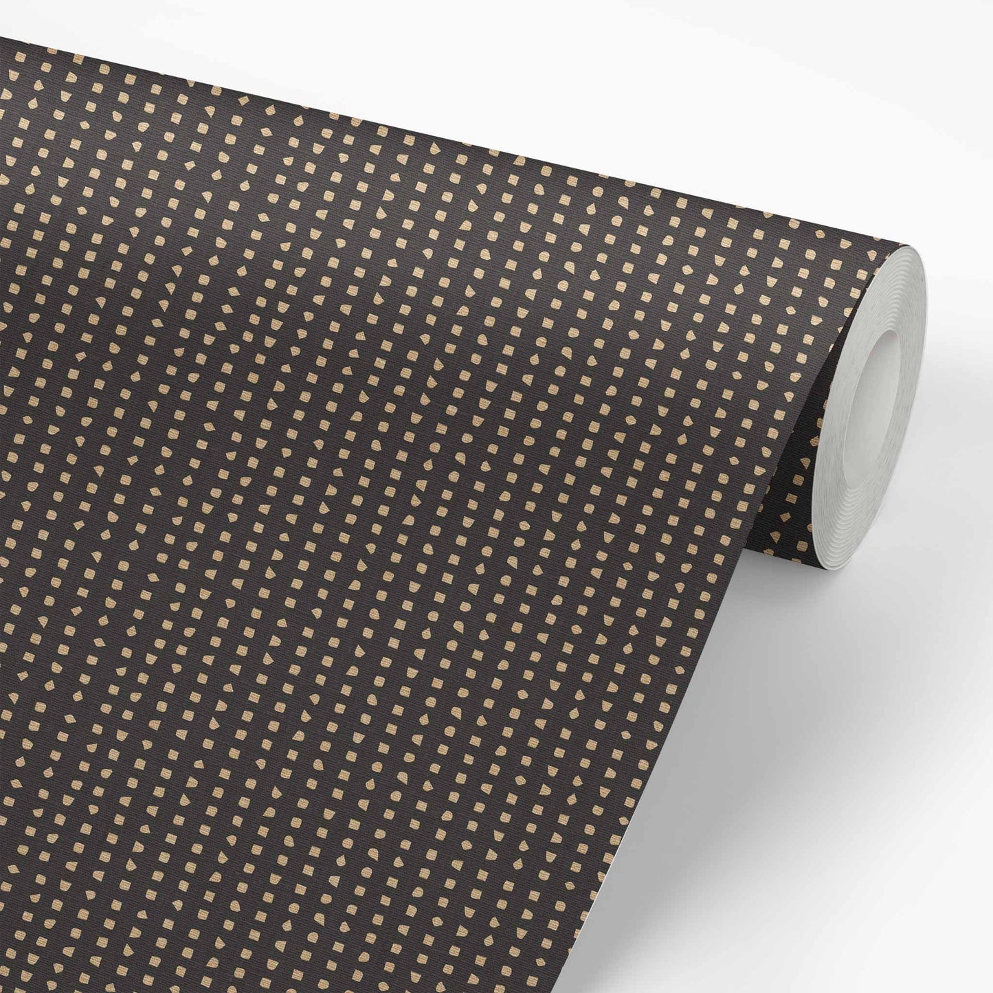 Inspire a creative atmosphere with our Geometric Dots Wallpaper in charcoal. Its abstract pattern of dots will bring any room to life, allowing you to express sophistication with a unique and artistic approach.