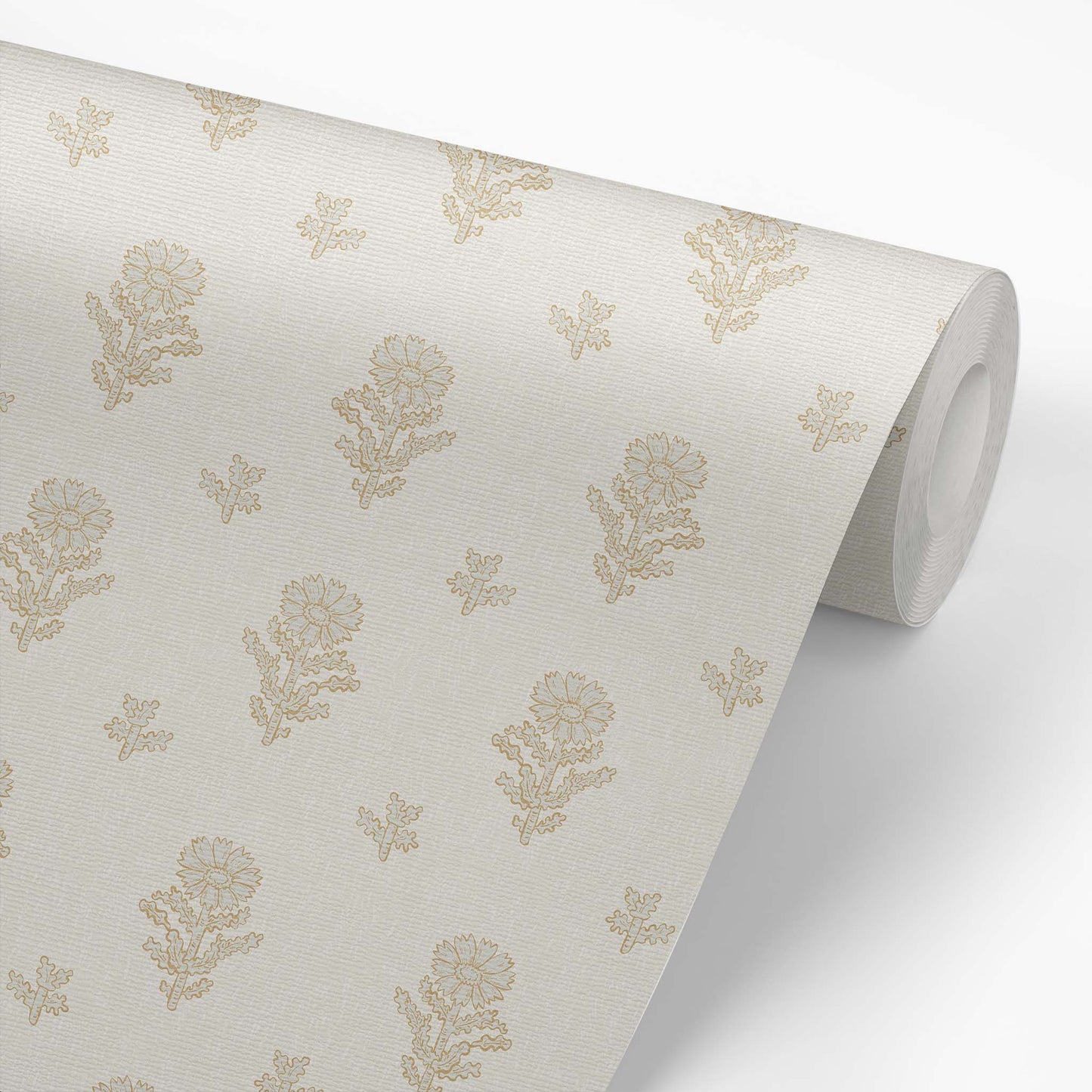 Add a touch of elegance and femininity to any room with our Small Vintage Floral Wallpaper in Bone. Drawing from classic vintage designs, this wallpaper combines delicate florals with soft, subtle tones to create an ambience of comfort and refinement.