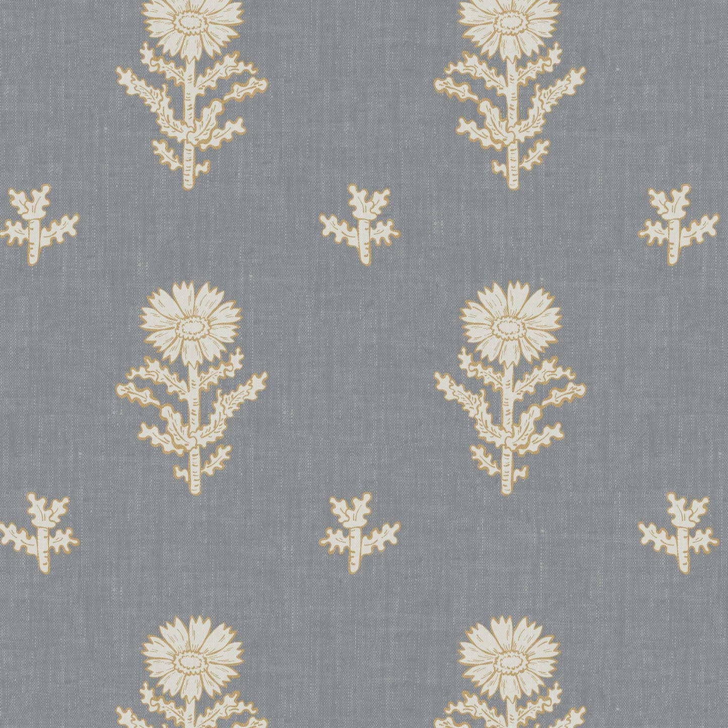 Add a touch of elegance and femininity to any room with our Small Vintage Floral Wallpaper in Denim Blue. Drawing from classic vintage designs, this wallpaper combines delicate florals with soft, subtle tones to create an ambience of comfort and refinement.