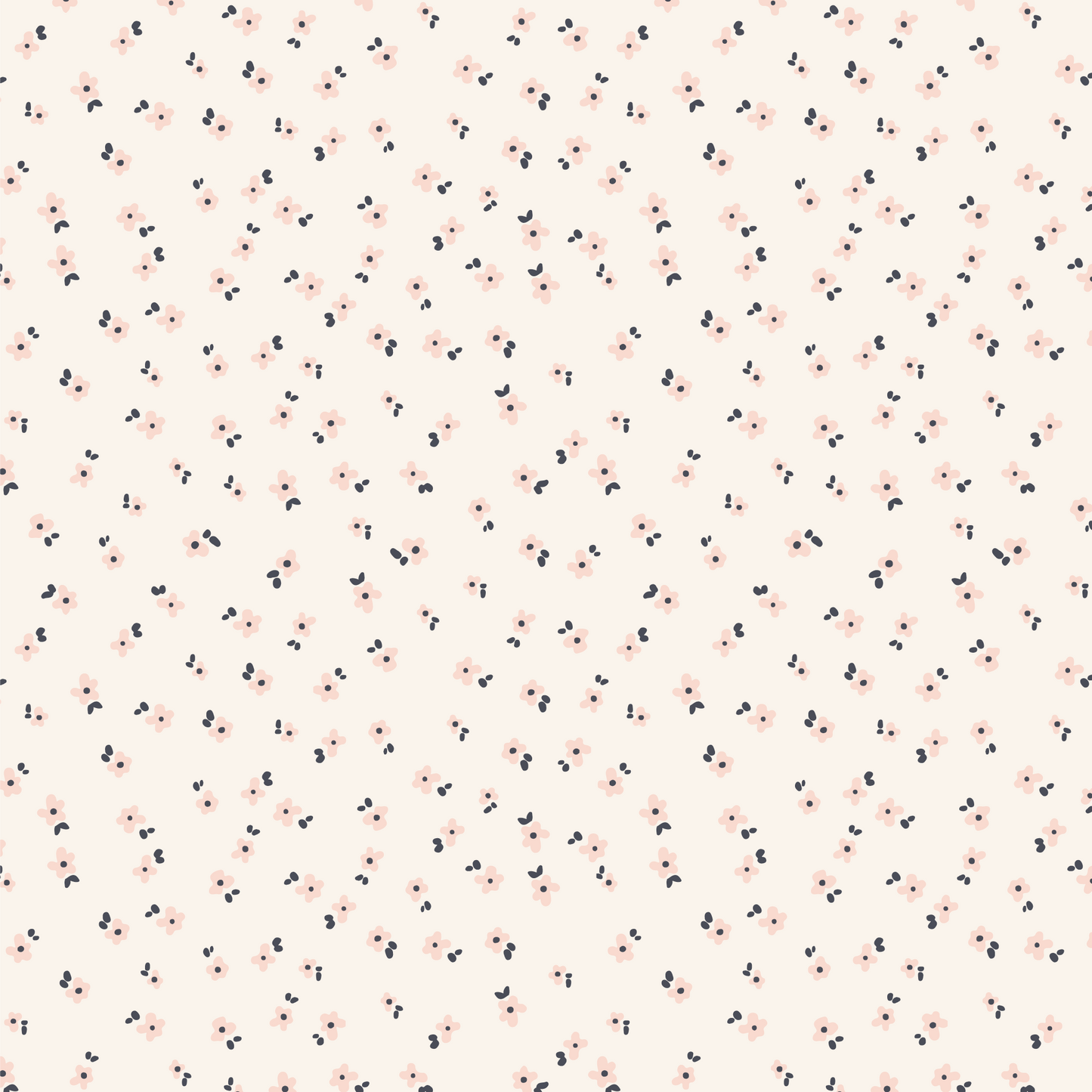 Our Snow in Summer removable peel and stick wallpaper in Blush shown up close.