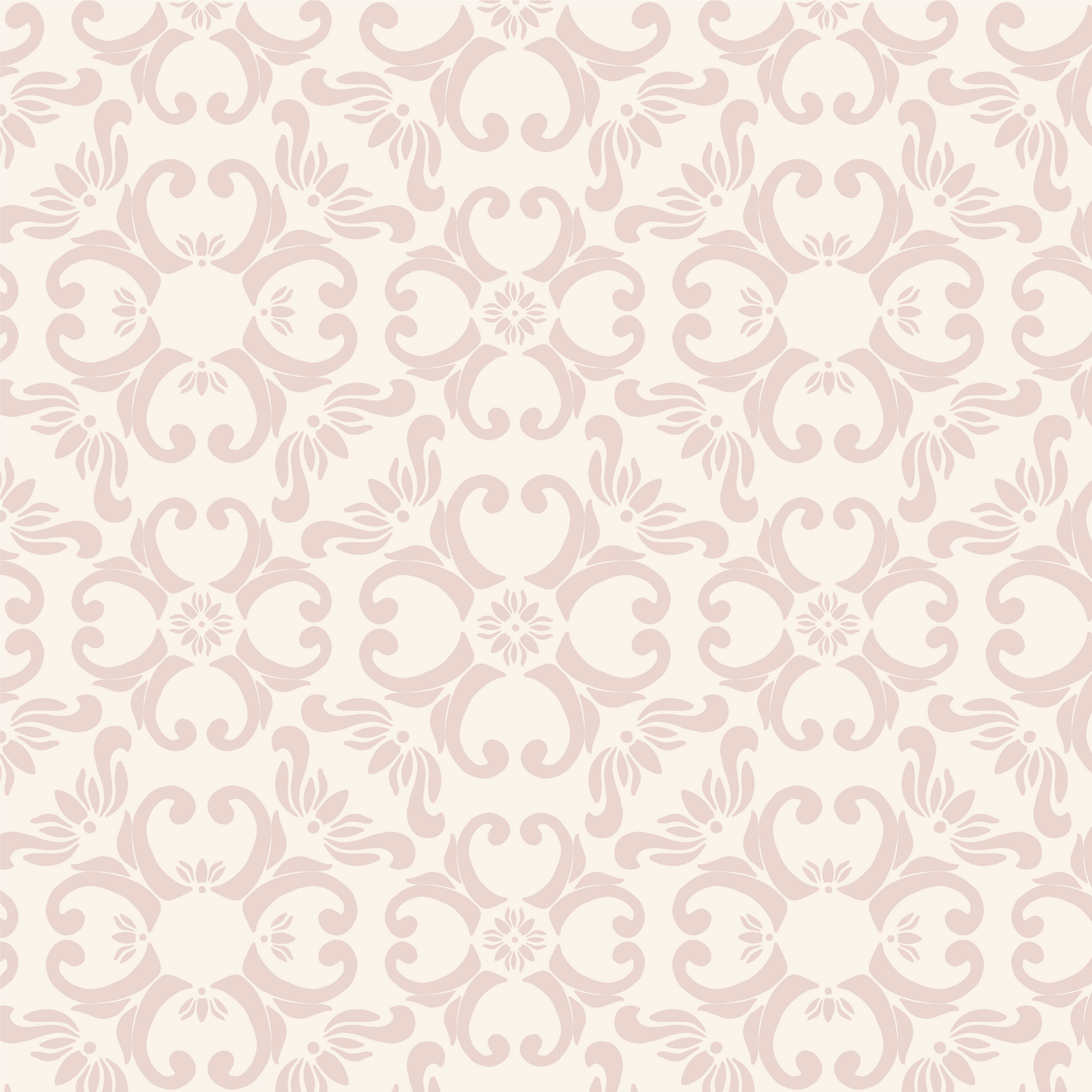 Ayara's peel and stick removable Spanish Tiles Wallpaper in Blush close up.