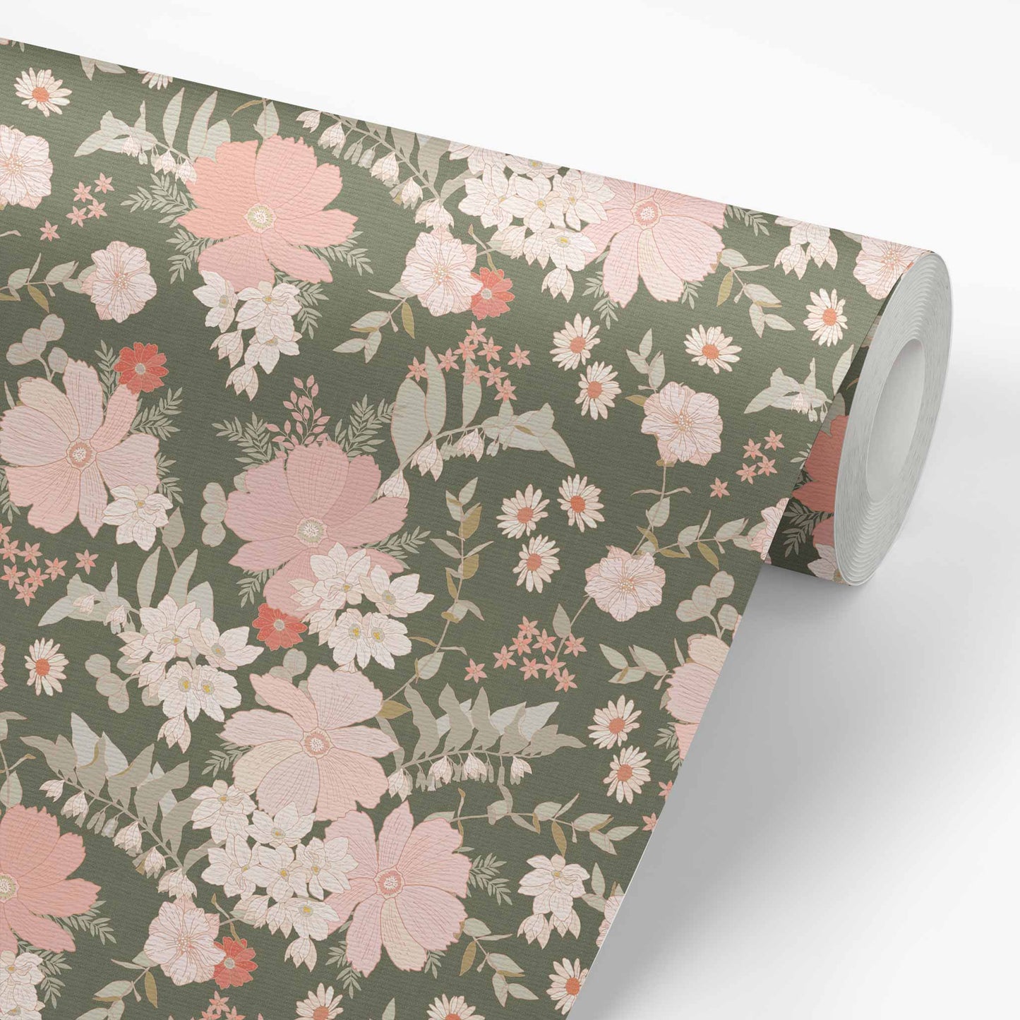Our Spring Florals Wallpaper is a statement-making solution, featuring elegant flowers to add a touch of springtime beauty to your home.