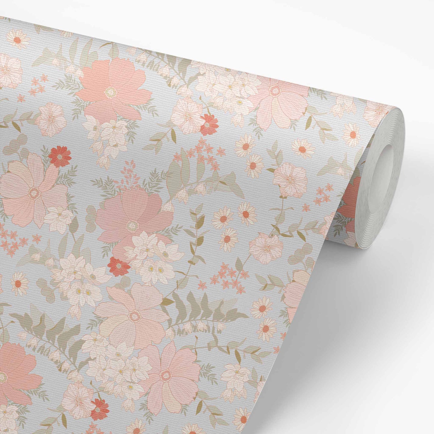 Our Spring Florals Wallpaper is a statement-making solution, featuring elegant flowers to add a touch of springtime beauty to your home.