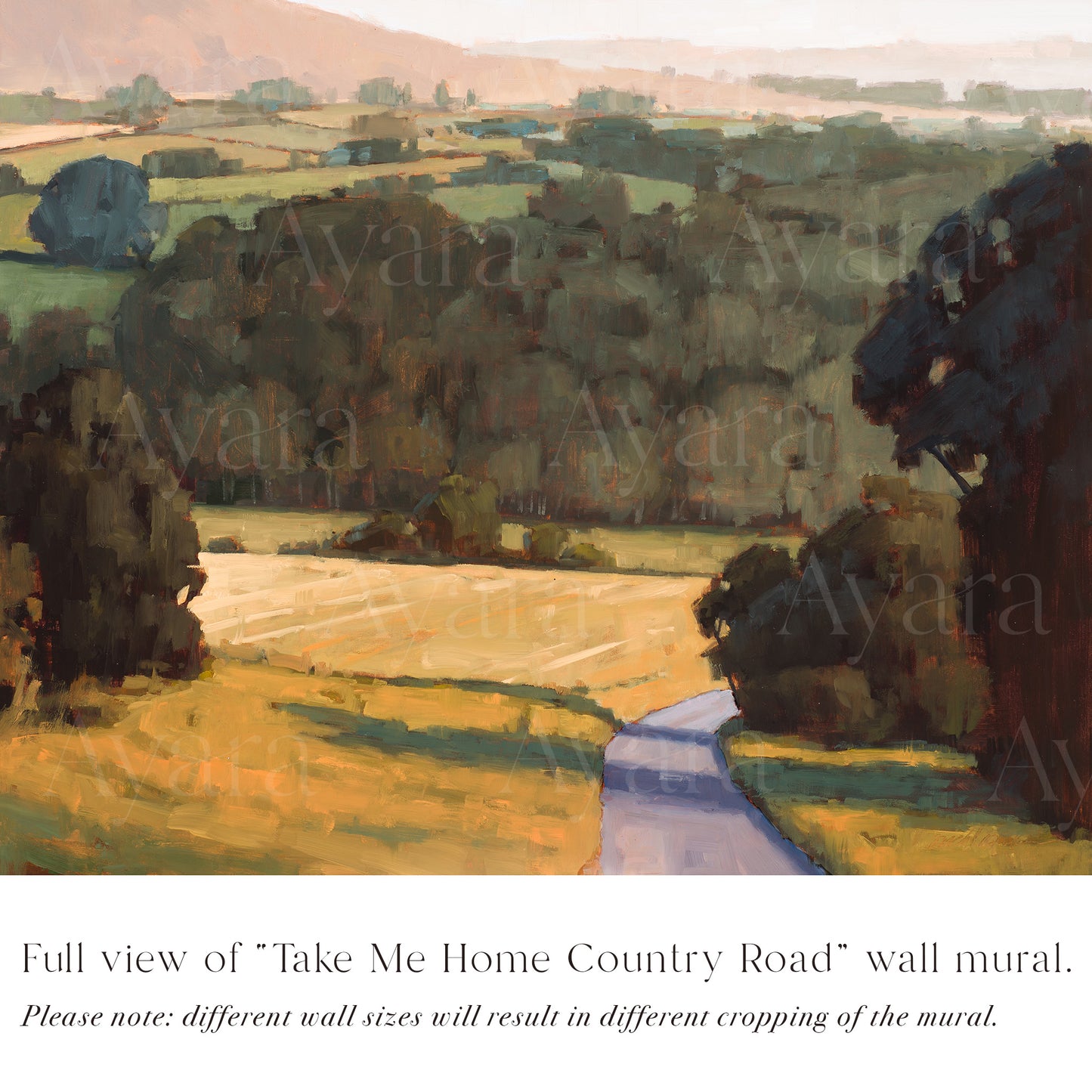 Take Me Home Country Road Wallpaper Mural