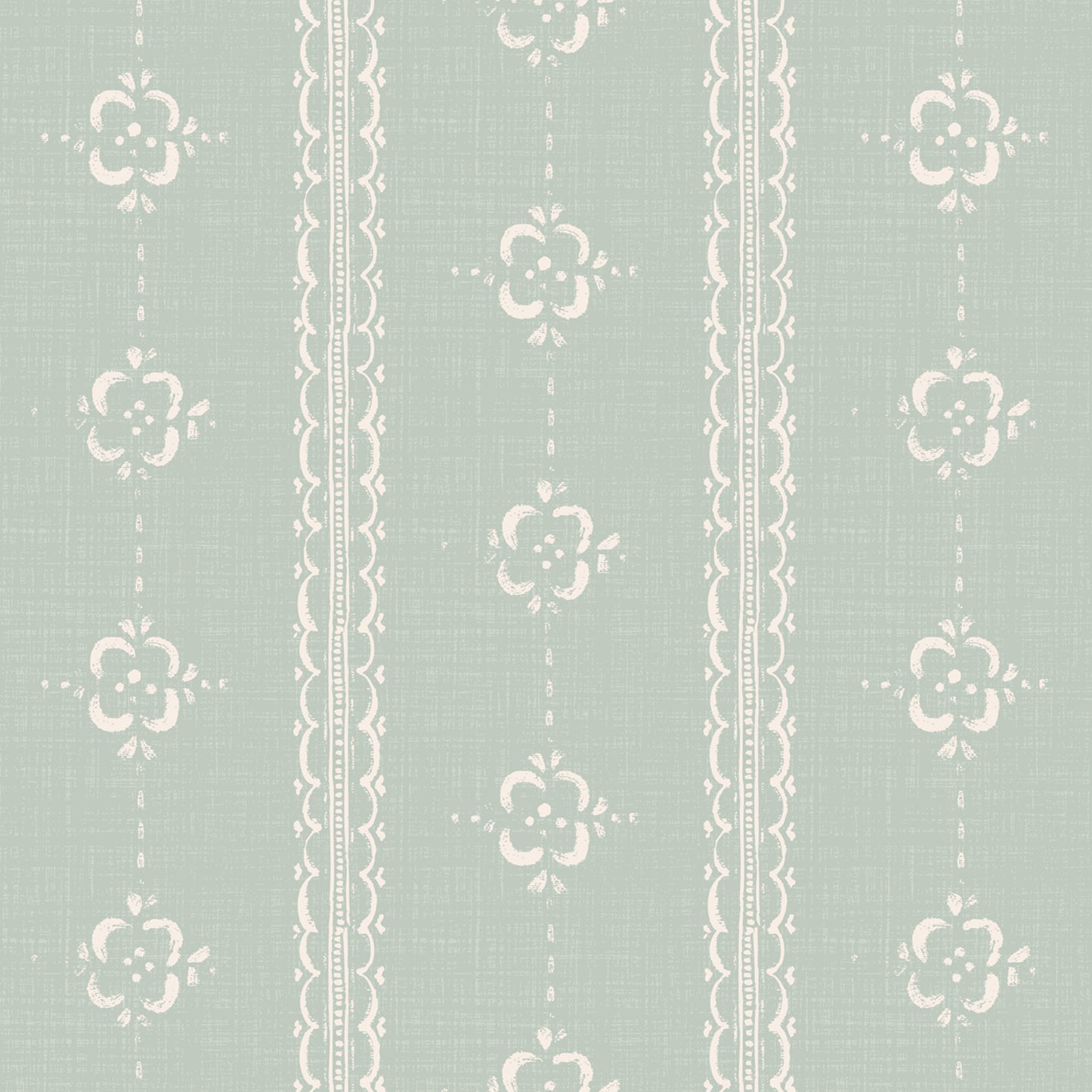 Time Worn Wallpaper in Sage shown close up.