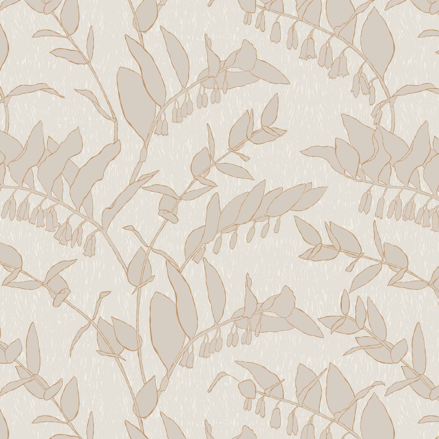 Vines Wallpaper in Soft Beige adds an appreciation of understated chicness to any interior, offering a funky and moody essence to any space it graces.