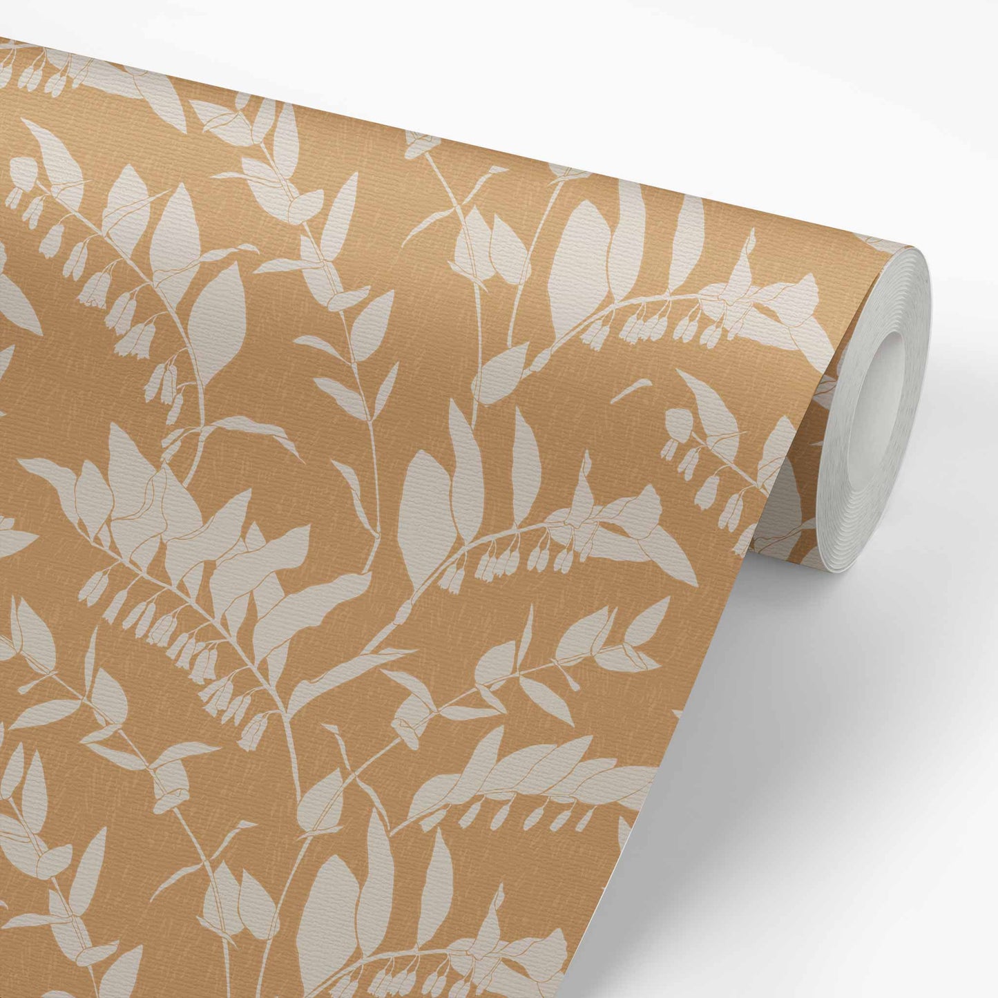 Vines Wallpaper in Tawny adds an appreciation of understated chicness to any interior, offering a funky and moody essence to any space it graces.