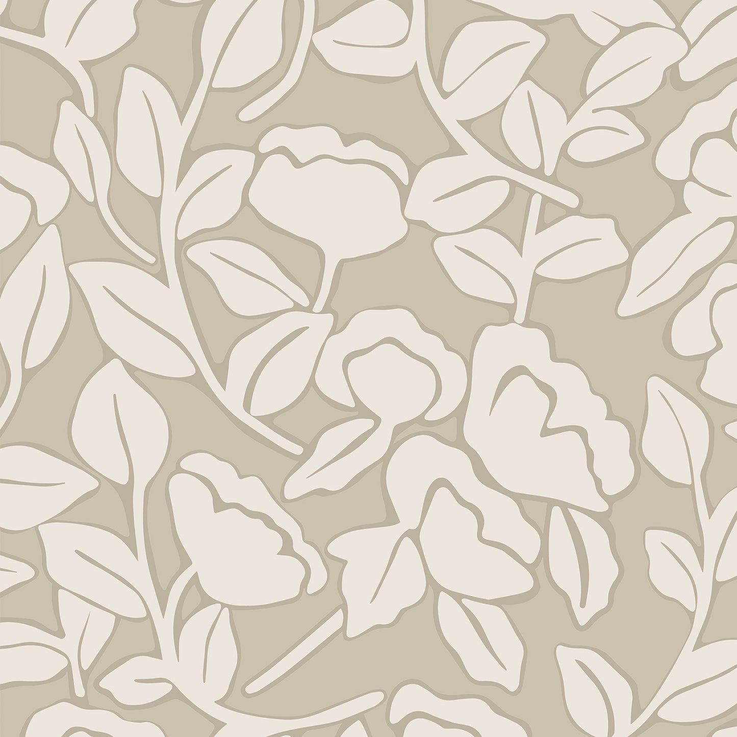 Brookline Wallpaper - Tan