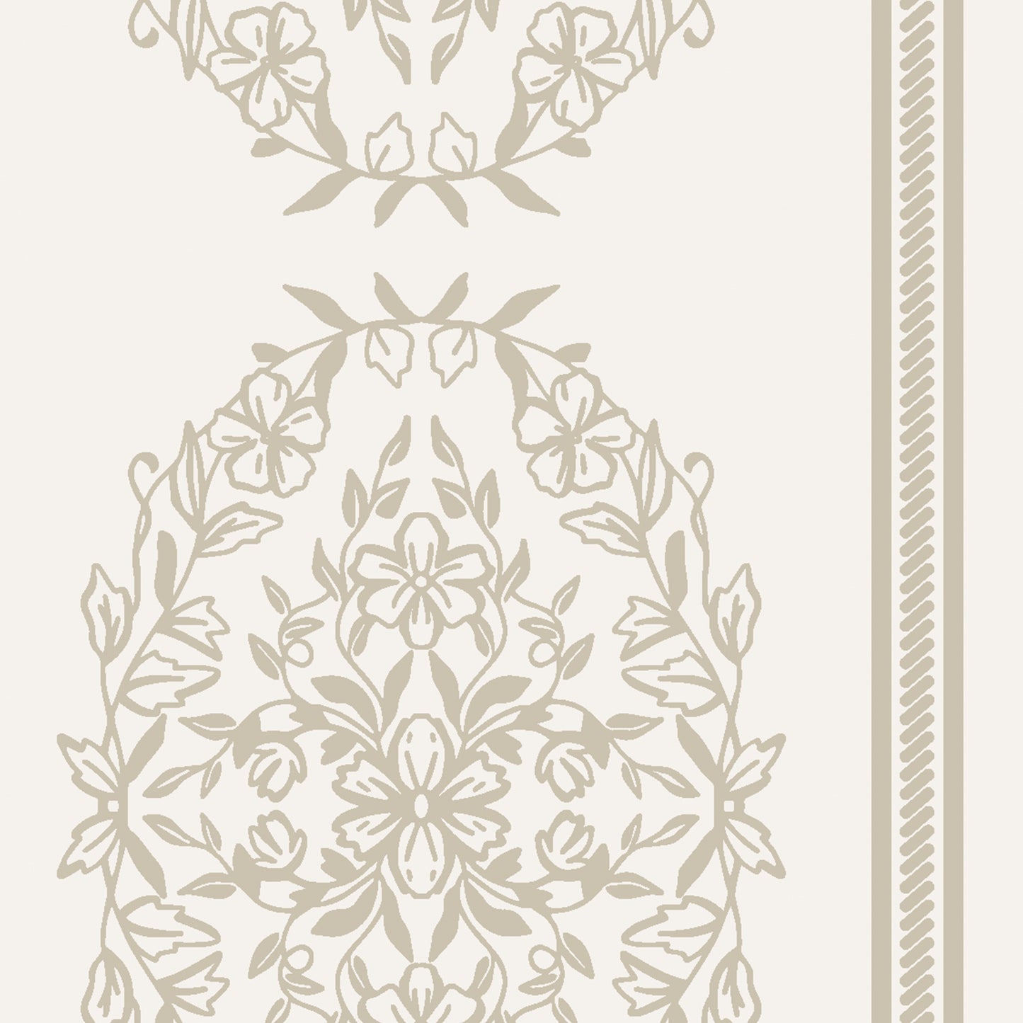 Milton Wallpaper - Taupe