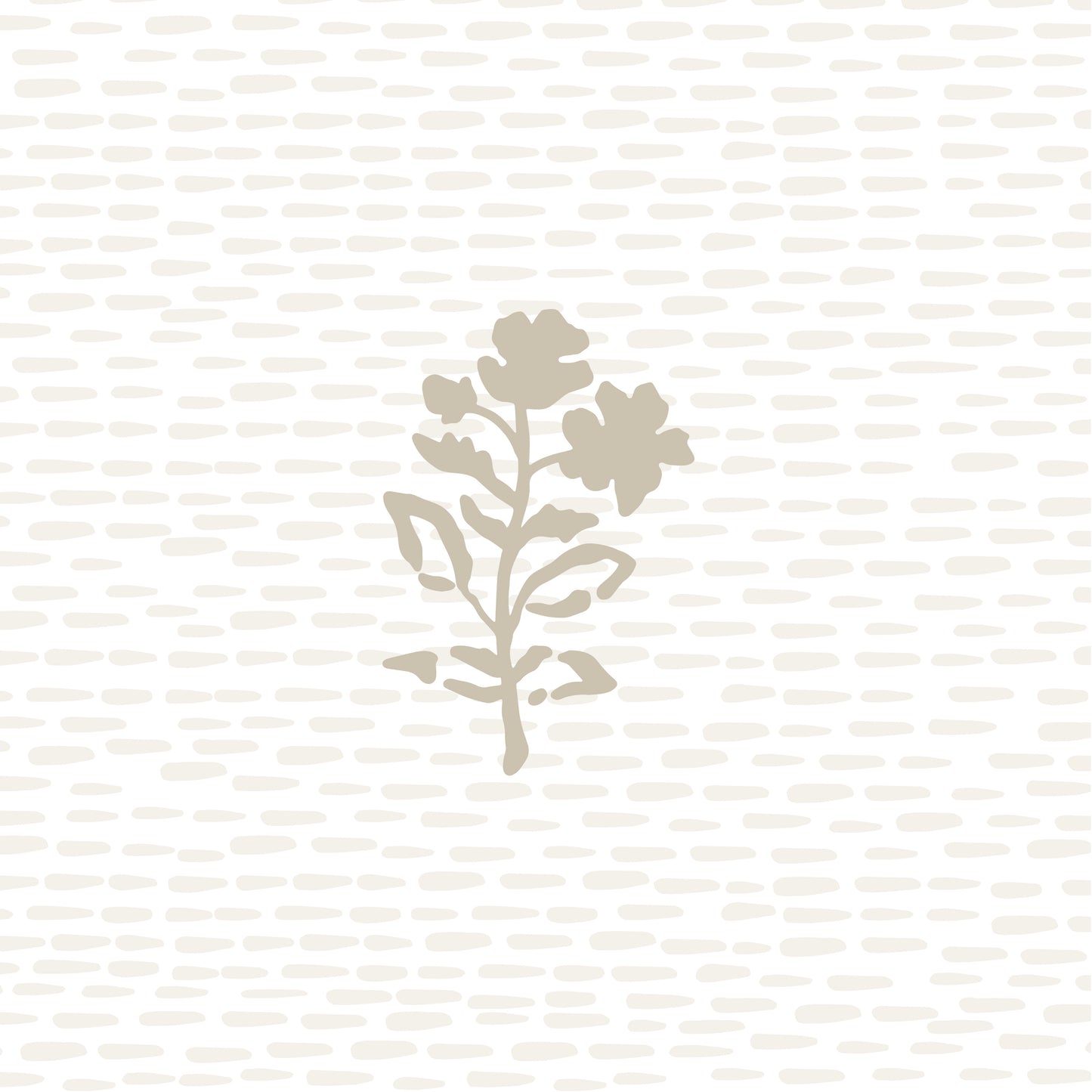 Elevate your space with the Newbury Wallpaper in Taupe shown zoomed in.
