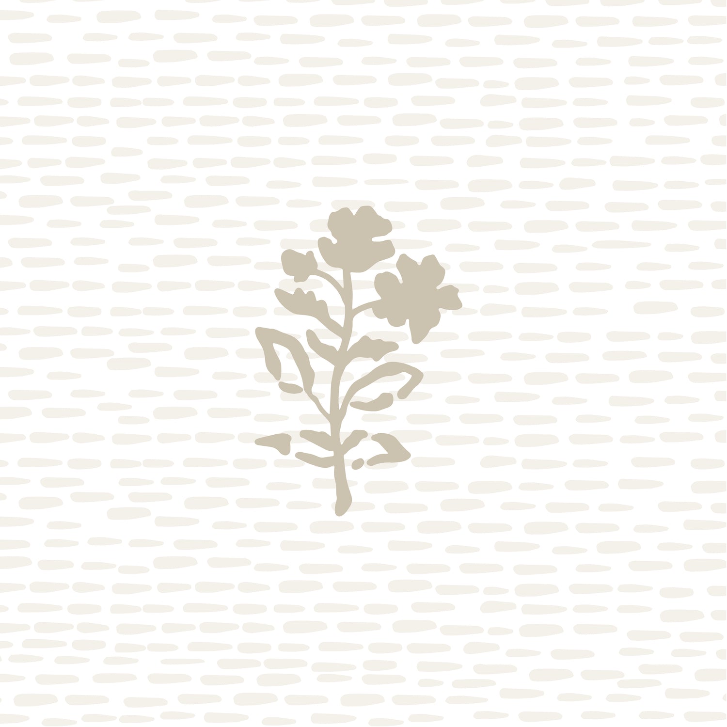 Elevate your space with the Newbury Wallpaper in Taupe shown zoomed in.
