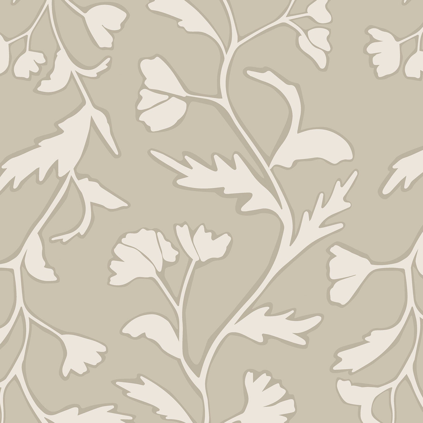 Quincy Wallpaper - Tan