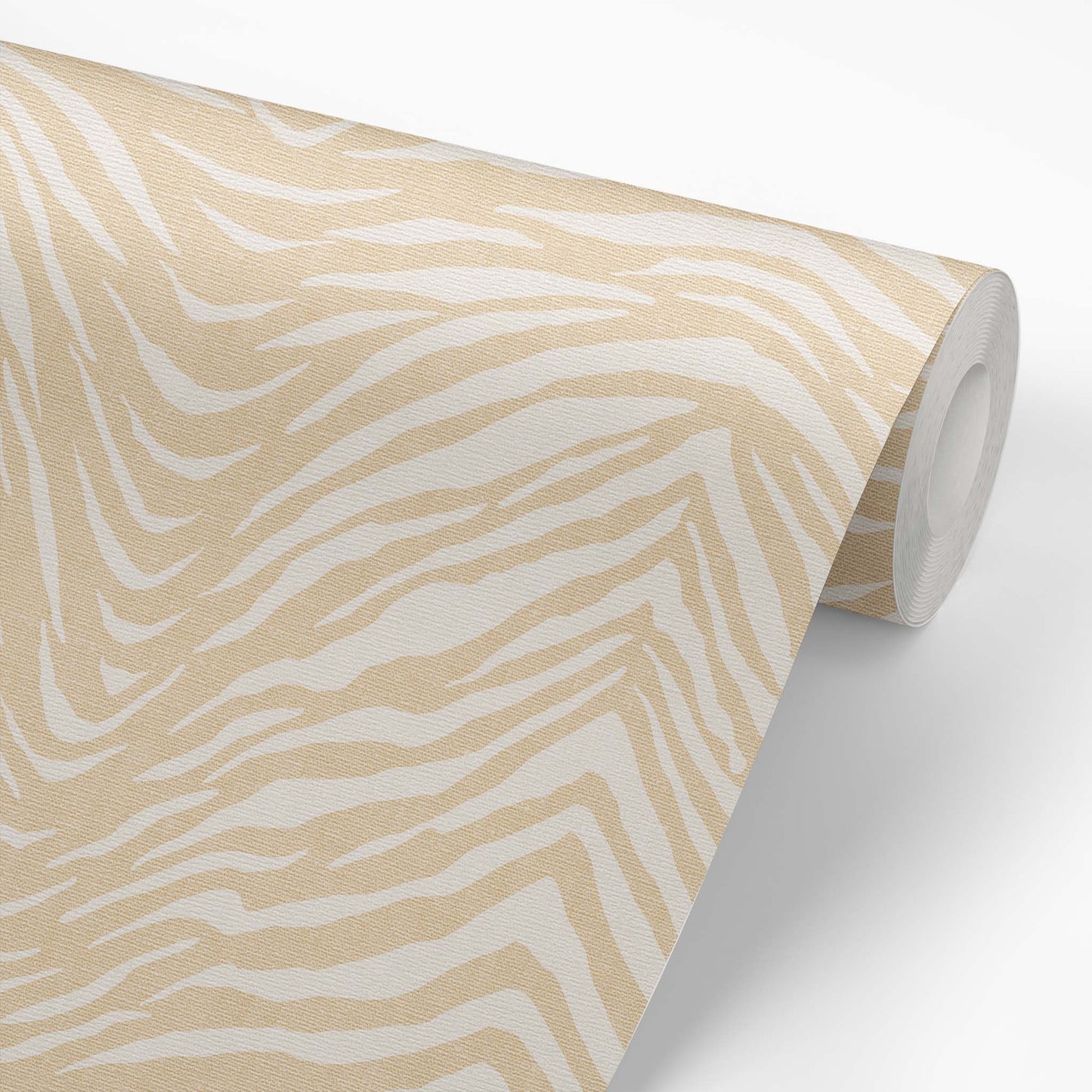Zebra Wallpaper - Beige