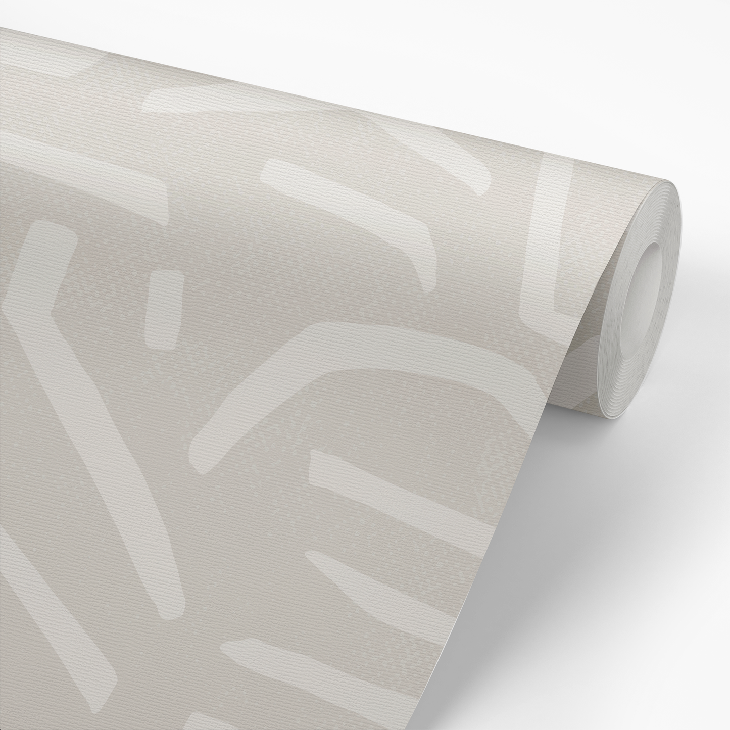 Modern Maze Wallpaper - Bone