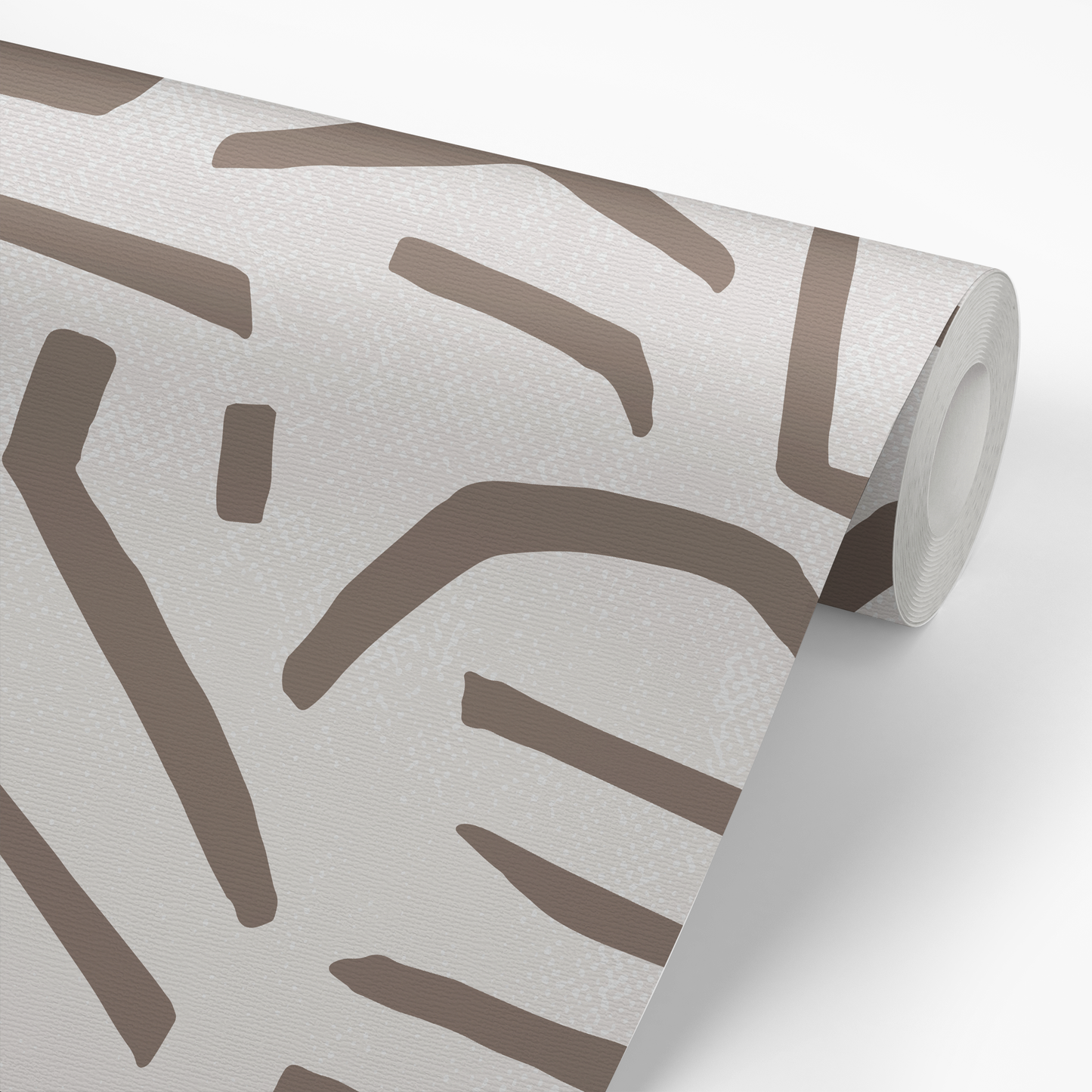 Modern Maze Wallpaper - Latte