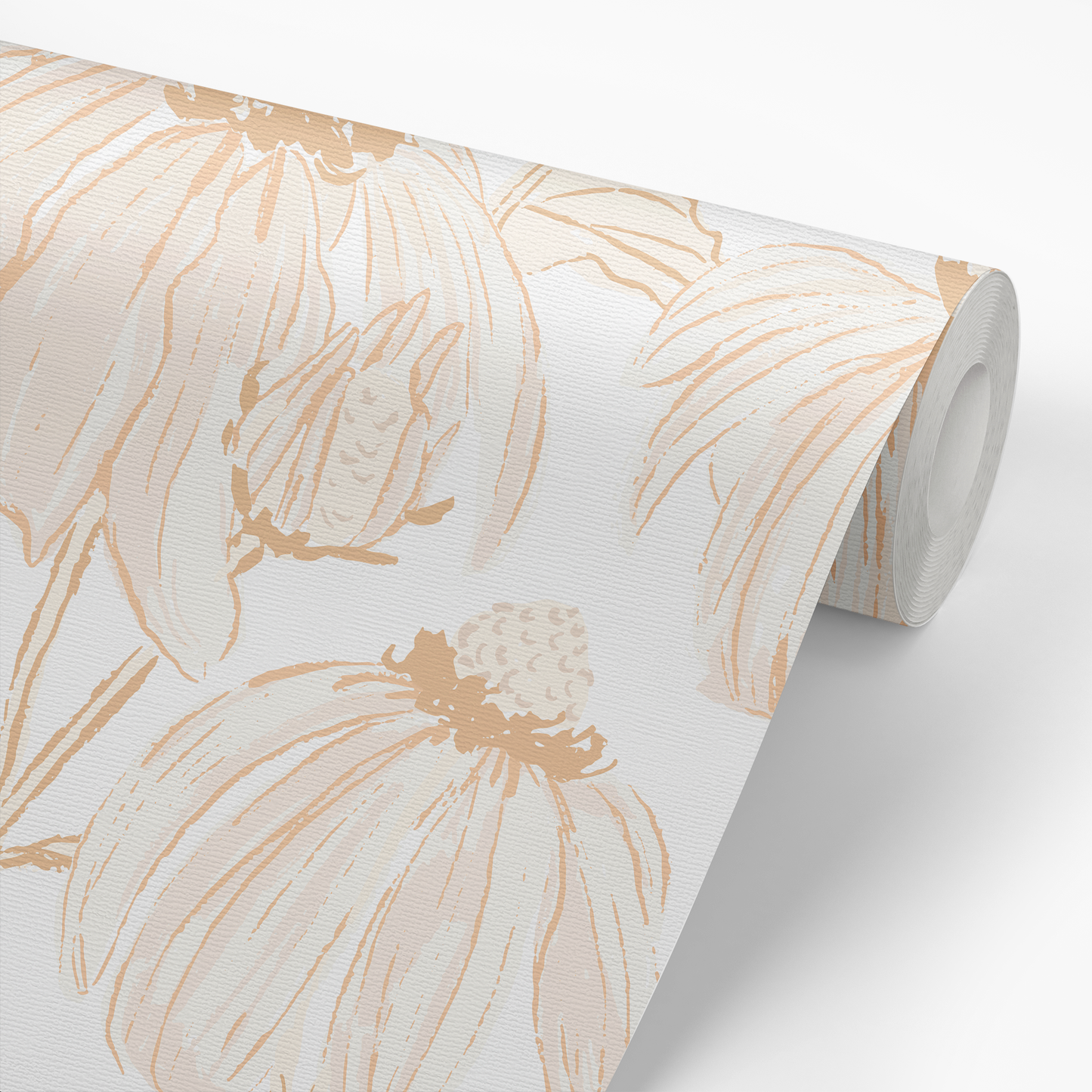 Daisy Chain Wallpaper - Cream