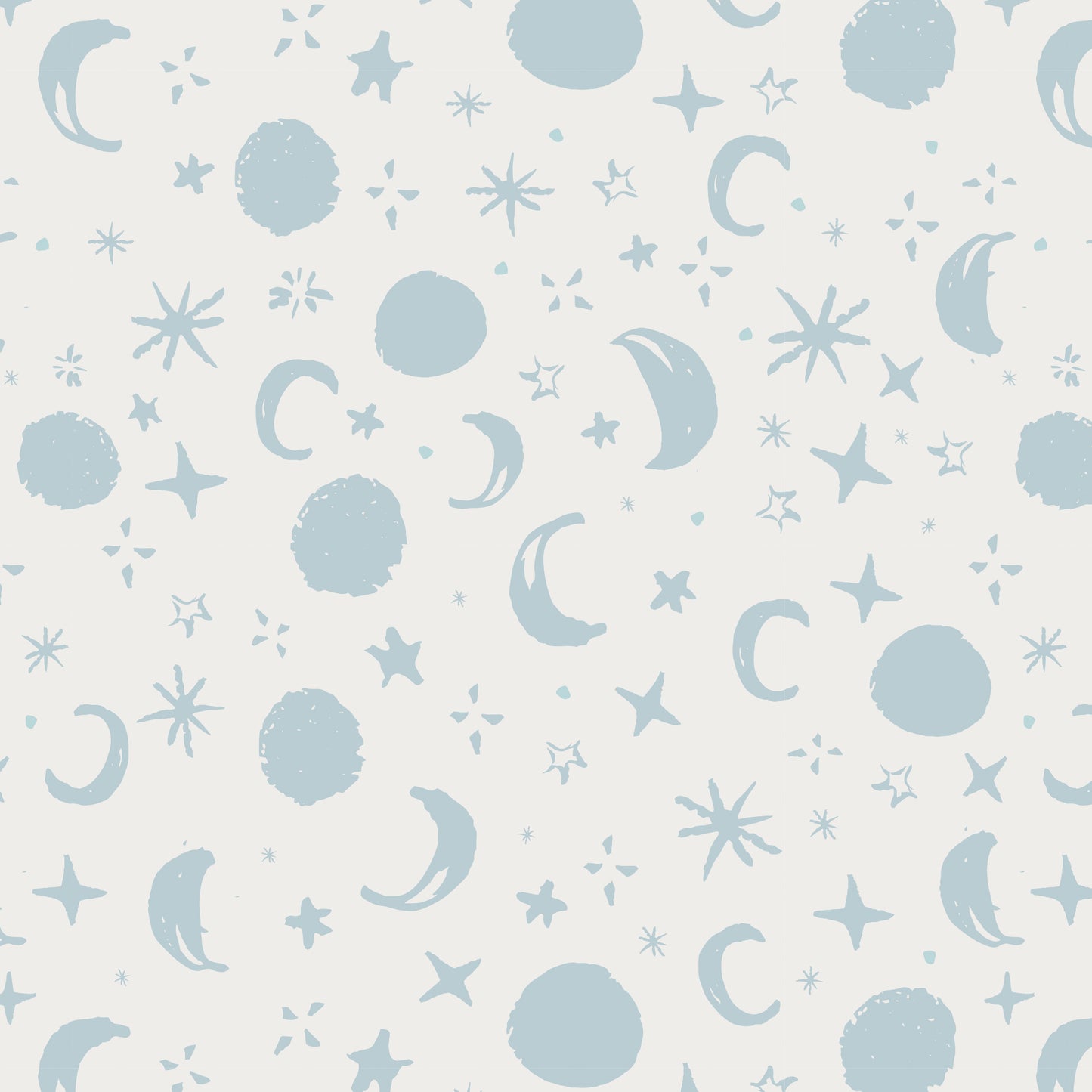 A close-up of this creative look, Emmett is an inspiring design by our artist Jackie O"Bosky. The carefully created moons and stars will bring positive energy to any space.