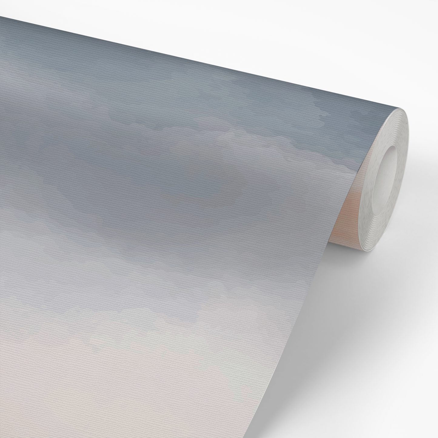 Painted Clouds Mural - Blue