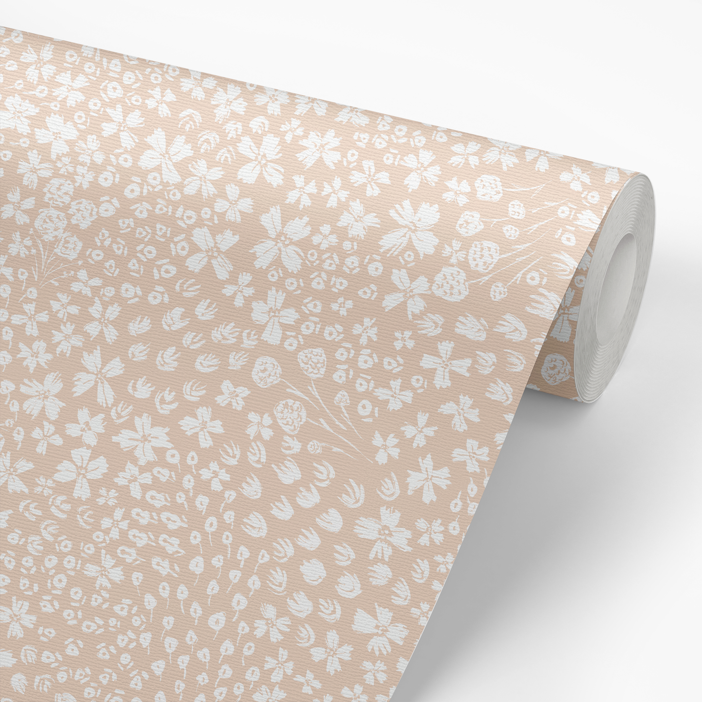 Flower Beds Wallpaper - Blush