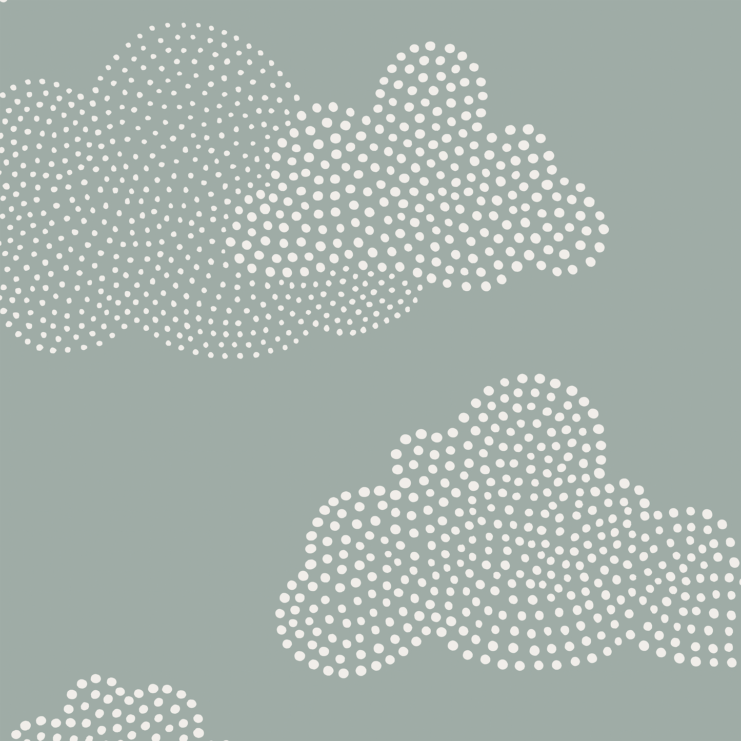 Clouds Wallpaper - Sage
