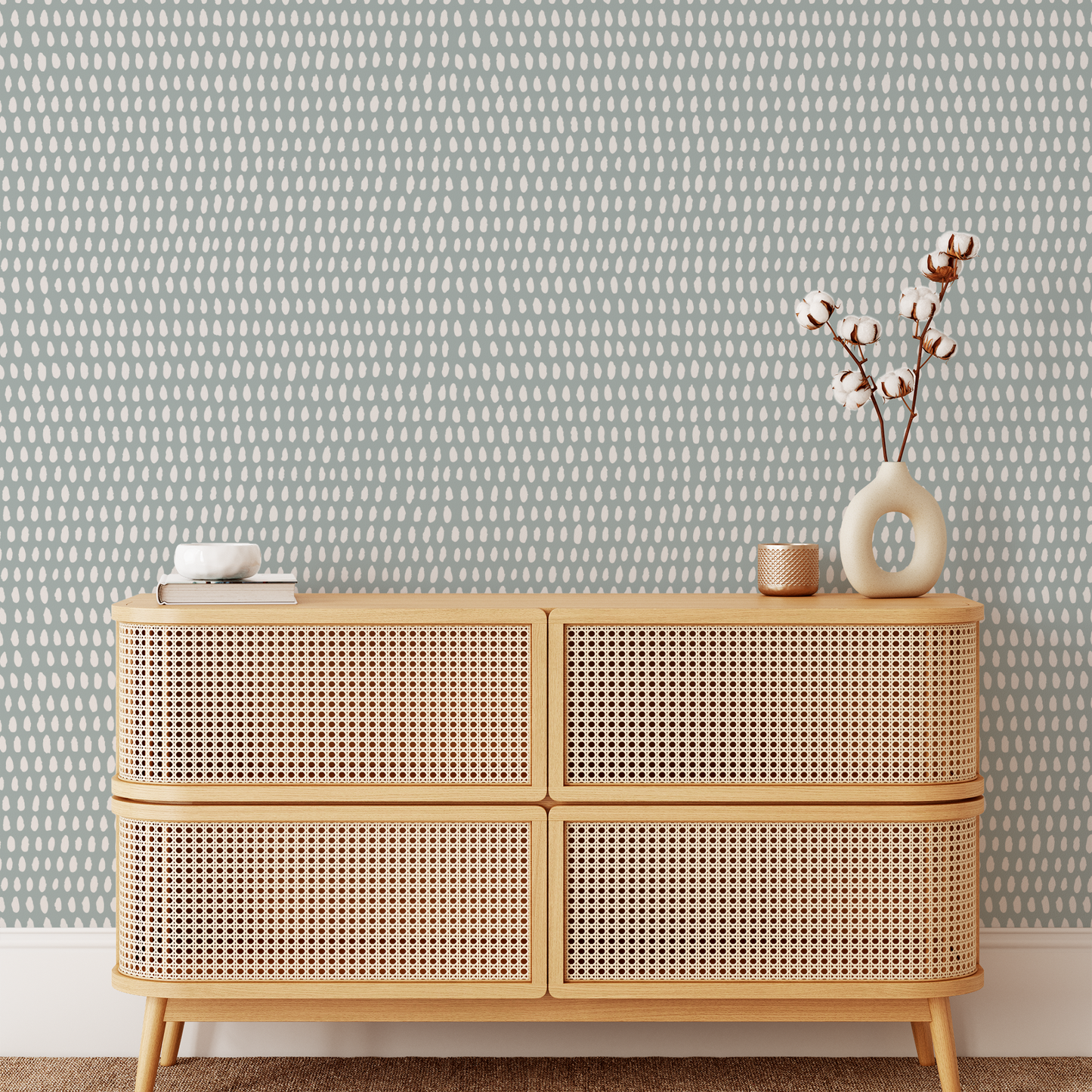 Rain Wallpaper - Sage