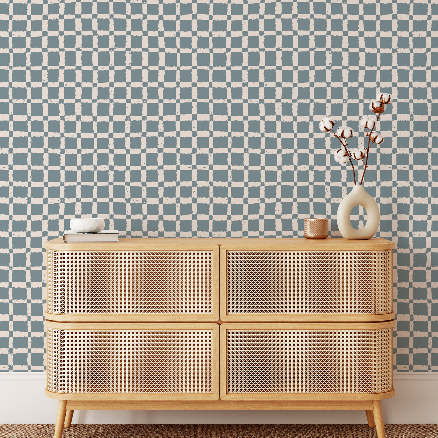 Plaids Wallpaper - Blue