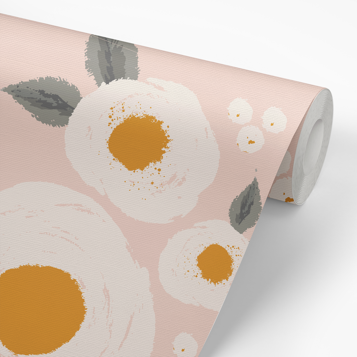 Oversized Roses Wallpaper - Pink
