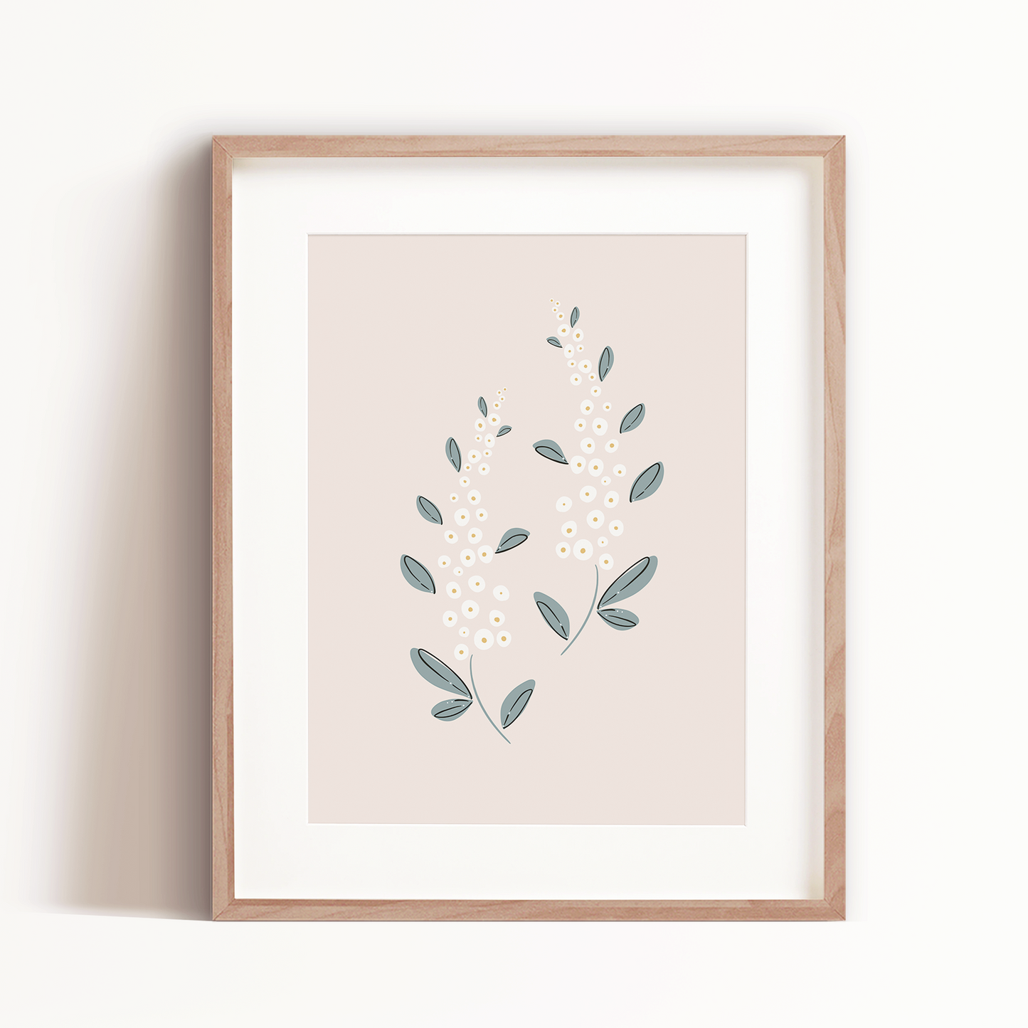 Sweet Delphinium Art Print