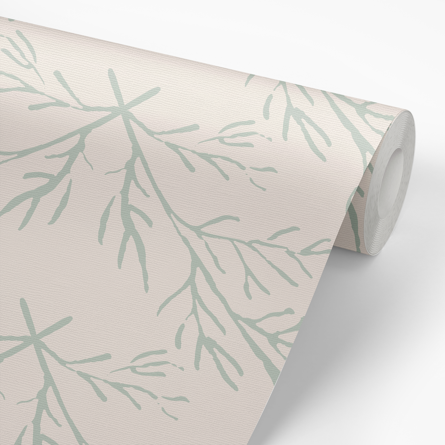 Tossed Branches Wallpaper - Sage