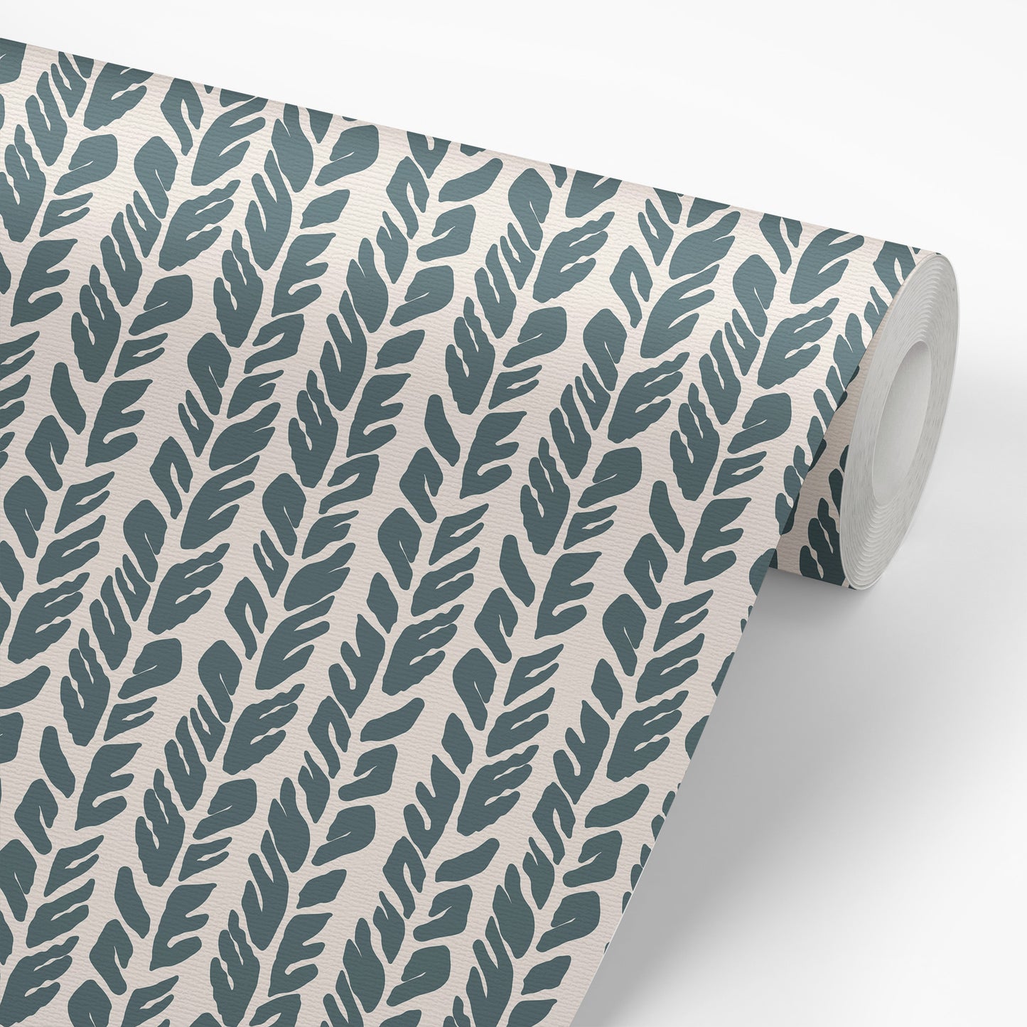 Oak Grains Wallpaper - Deep Green