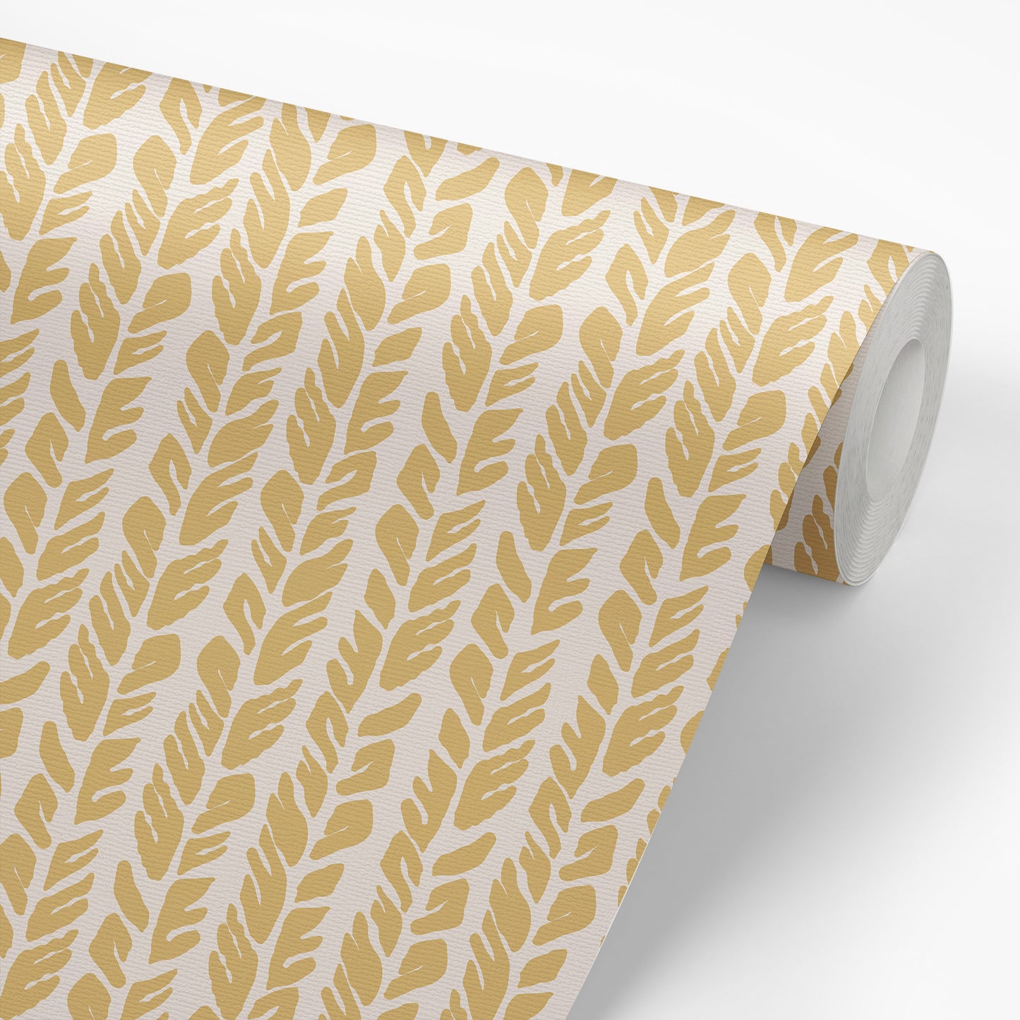 Oak Grains Wallpaper - Ochre