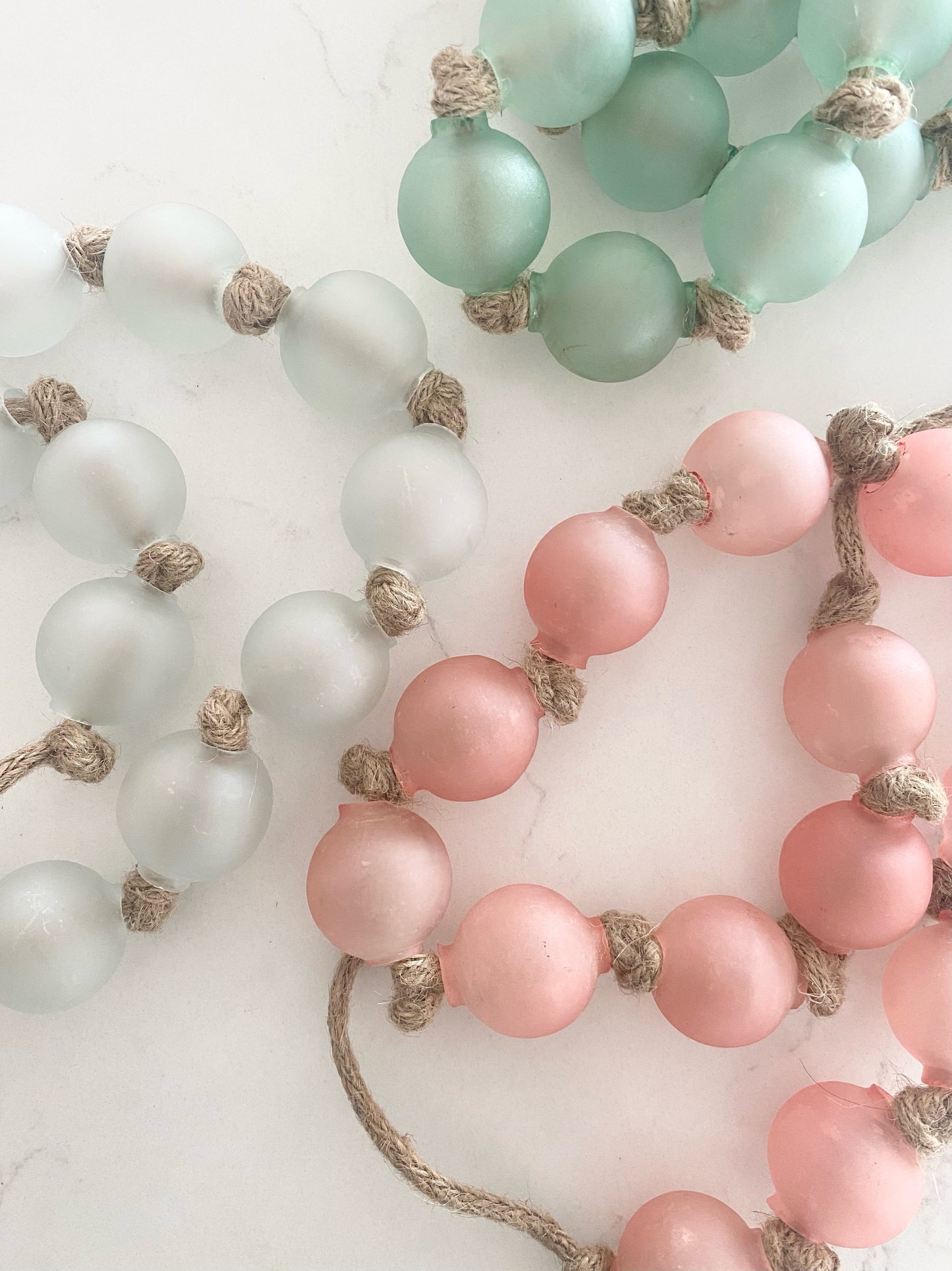 Sienna Glass Beads - Green