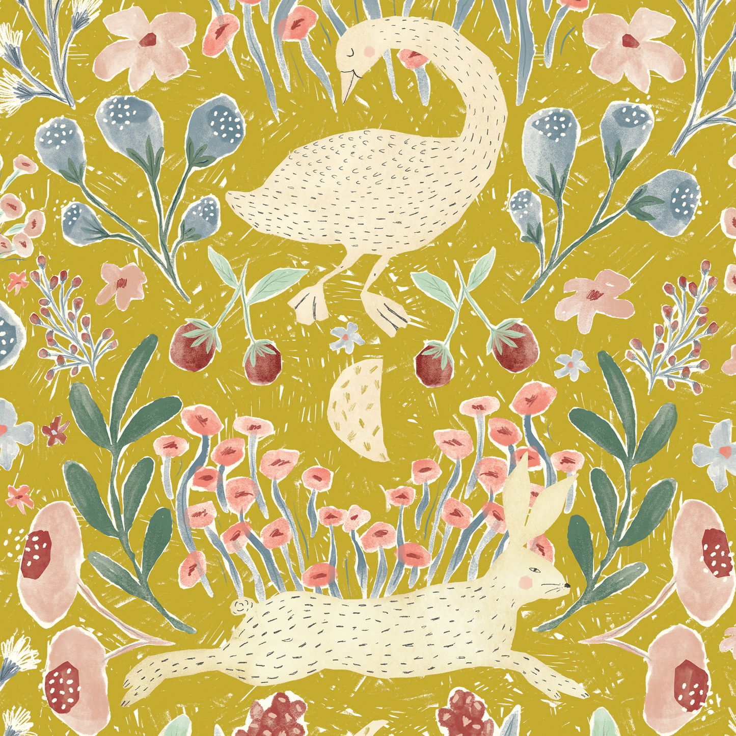 Sweet Dreams Wallpaper - Marigold