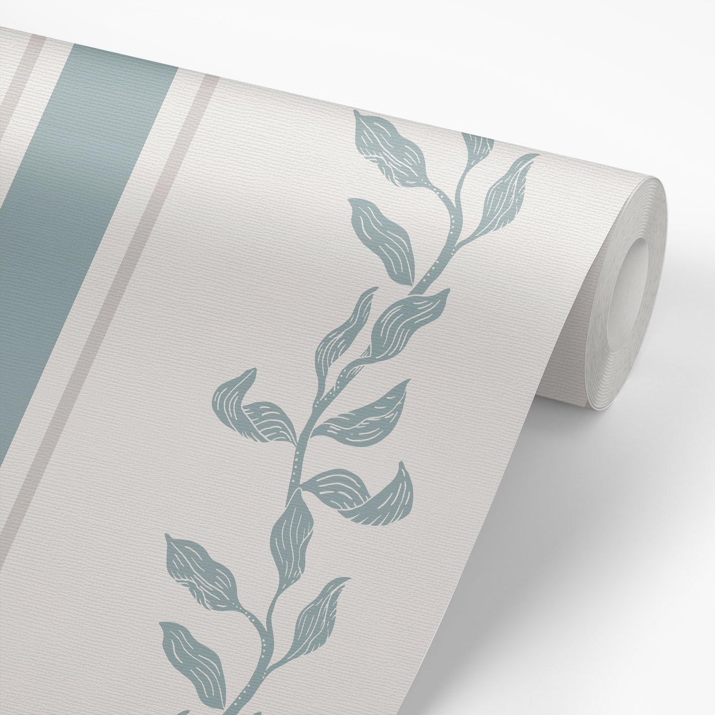 Legacy Wallpaper - Blue Green and Greige