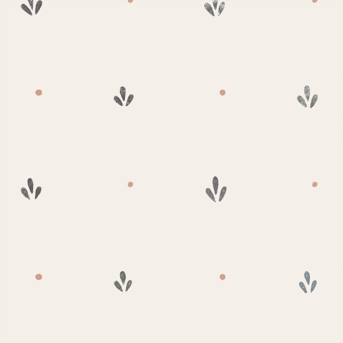 Delicate Dotty Wallpaper - Dark