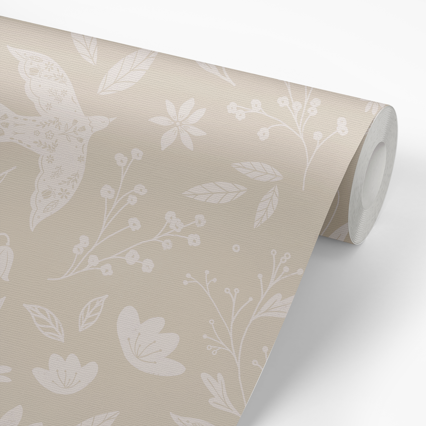 Dove of Peace Wallpaper - Tan