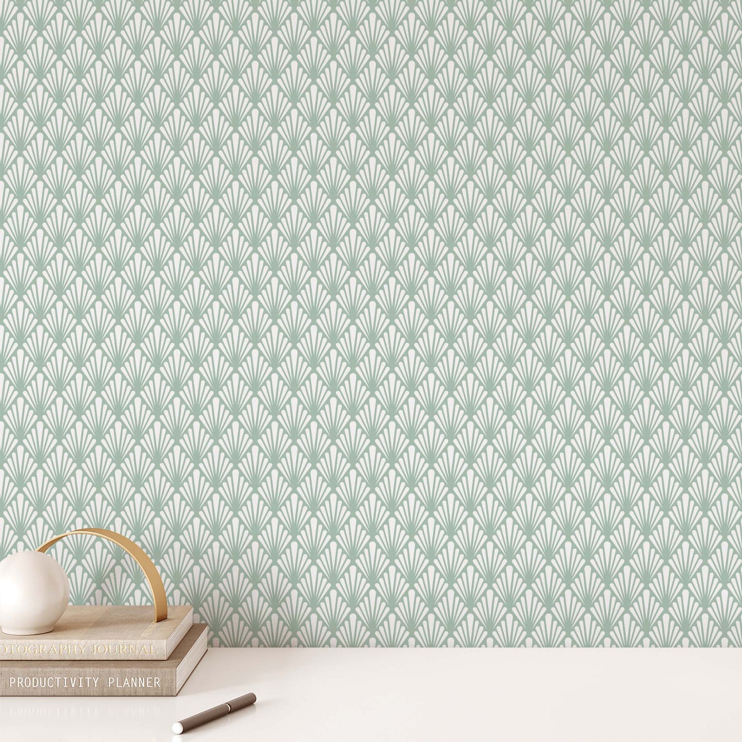 Marquee Wallpaper - Mint