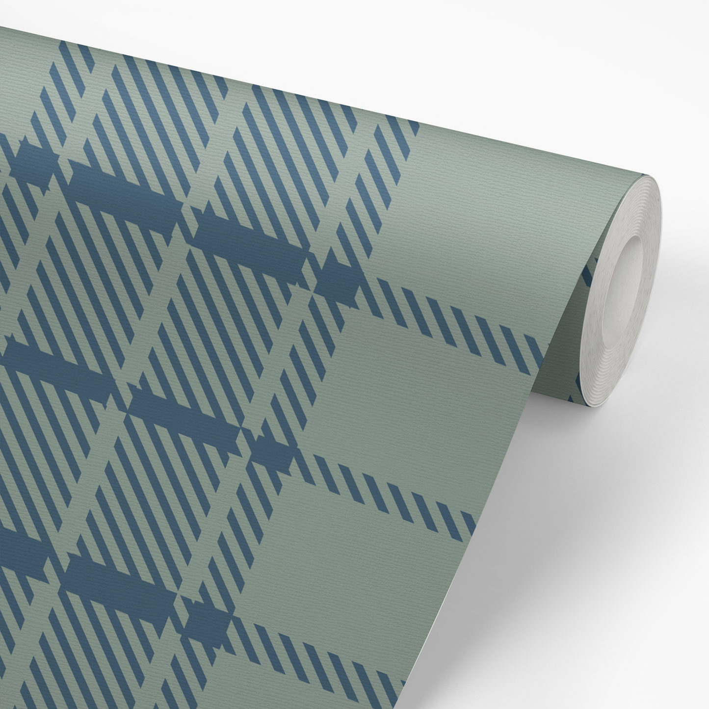 Classic Plaid Wallpaper - Green