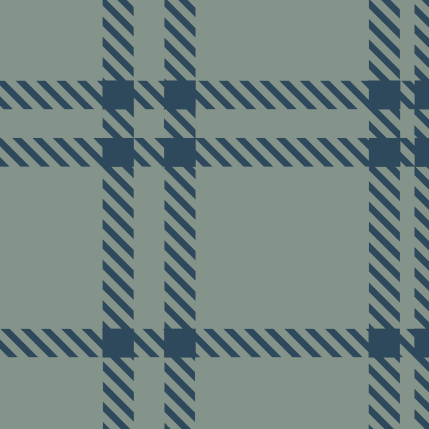 Classic Plaid Wallpaper - Green