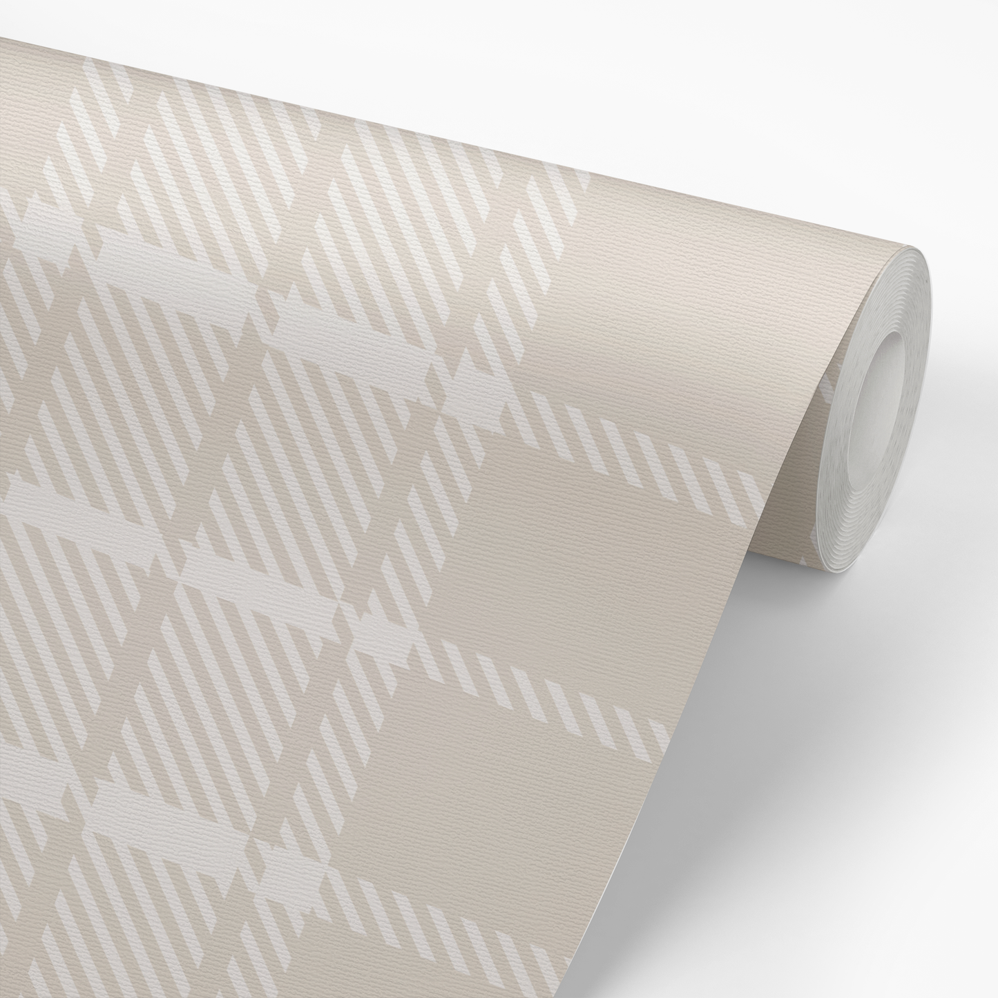 Classic Plaid Wallpaper - Latte