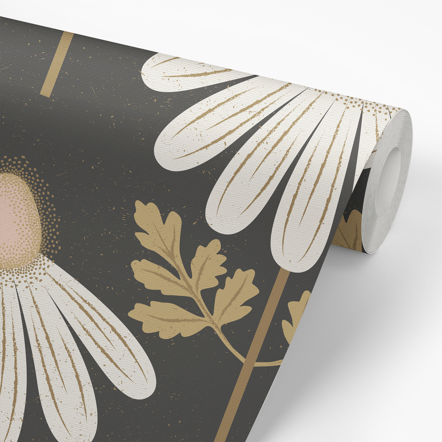 Good Luck Daisy Wallpaper - Black