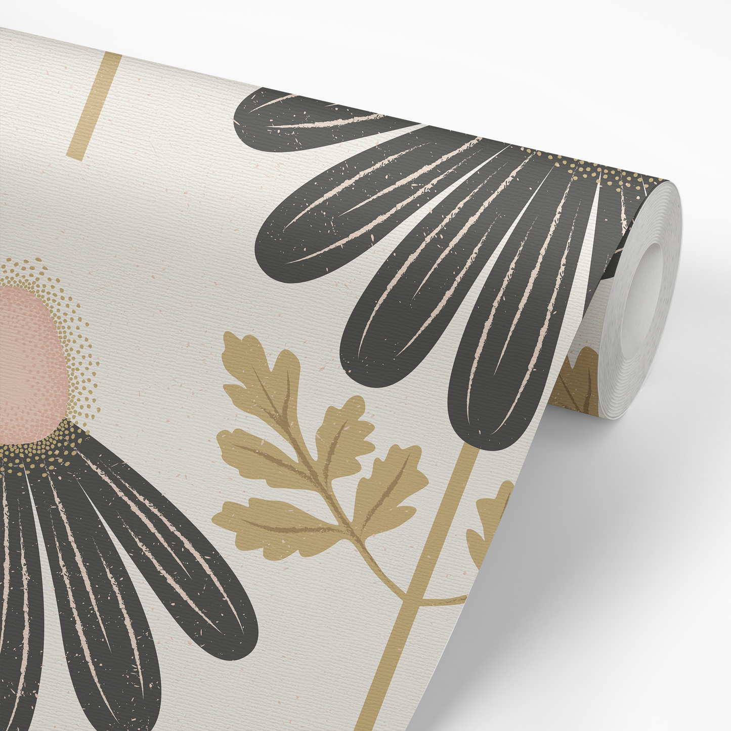 Good Luck Daisy Wallpaper - Cream
