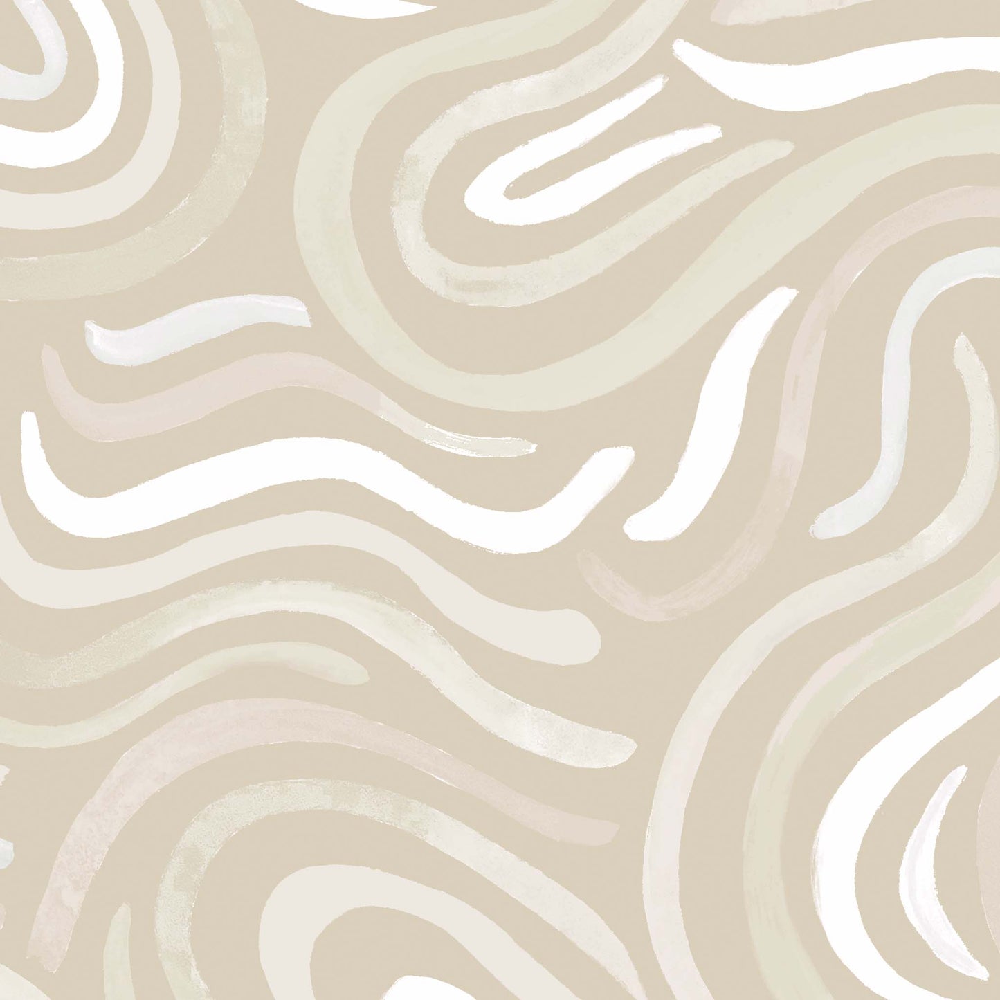 Close up featuring Modern Rainbow- Beige Peel and Stick Wallpaper - a modern pattern