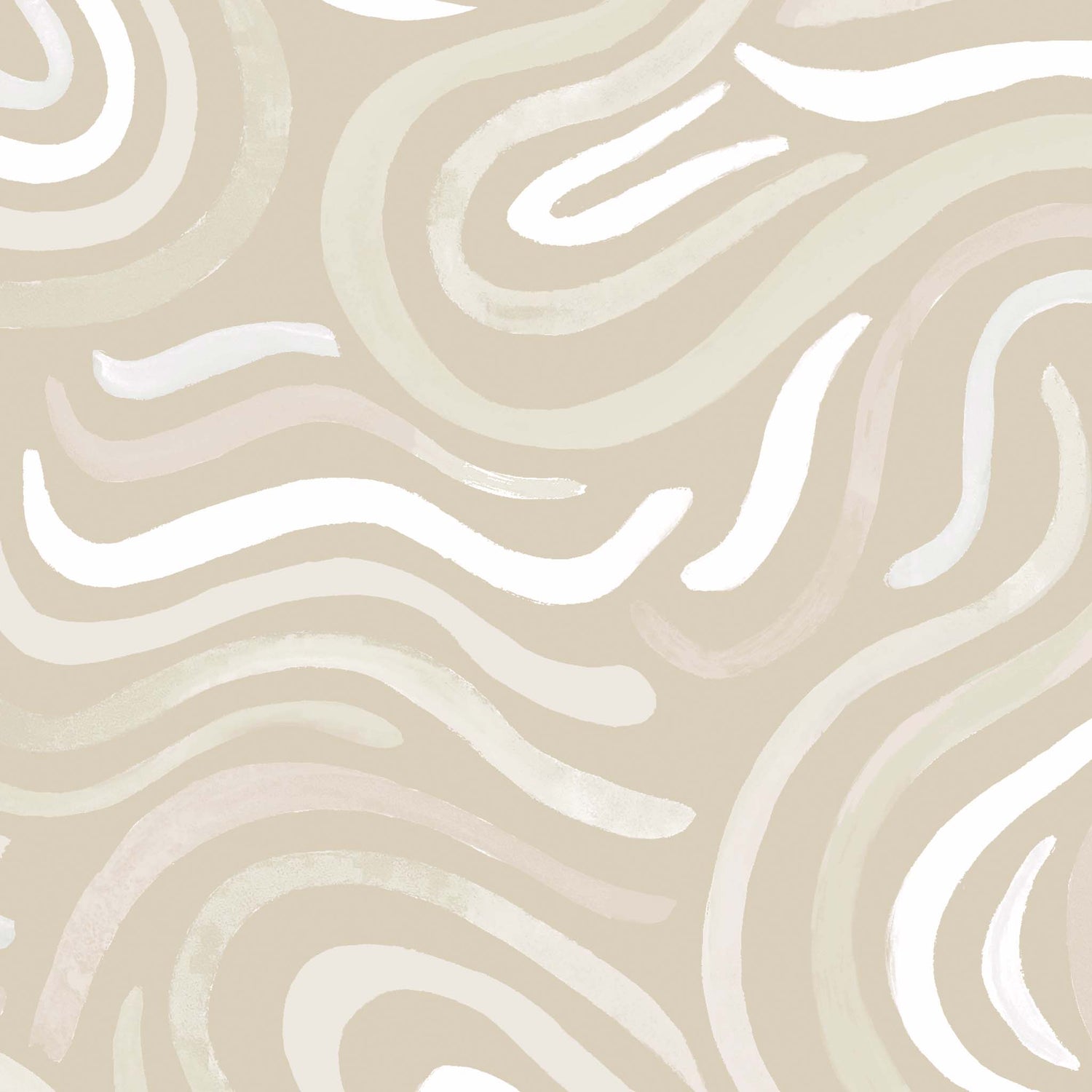 Close up featuring Modern Rainbow- Beige Peel and Stick Wallpaper - a modern pattern