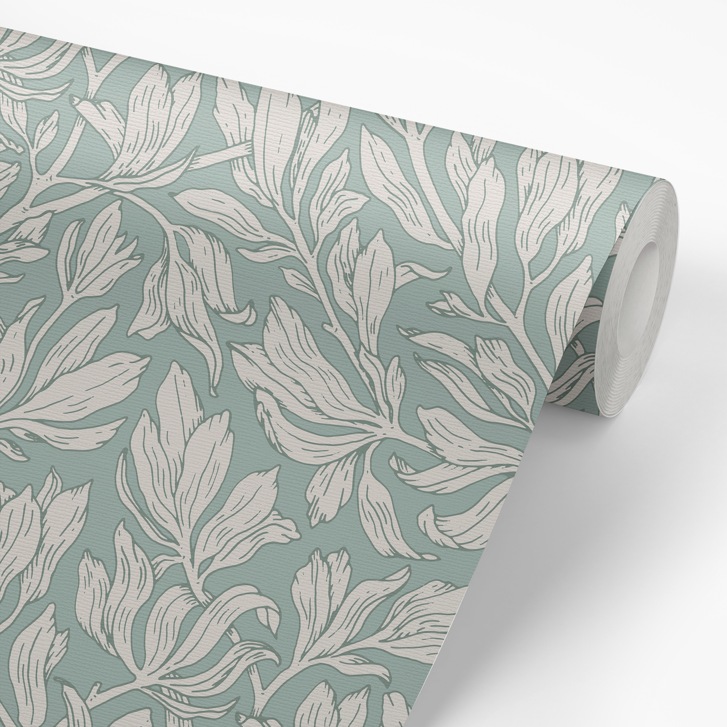 Olivia Wallpaper - Gray Sage