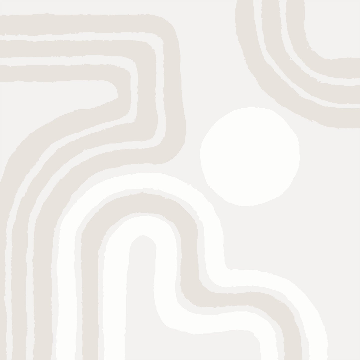 Midcentury Wallpaper - Gray