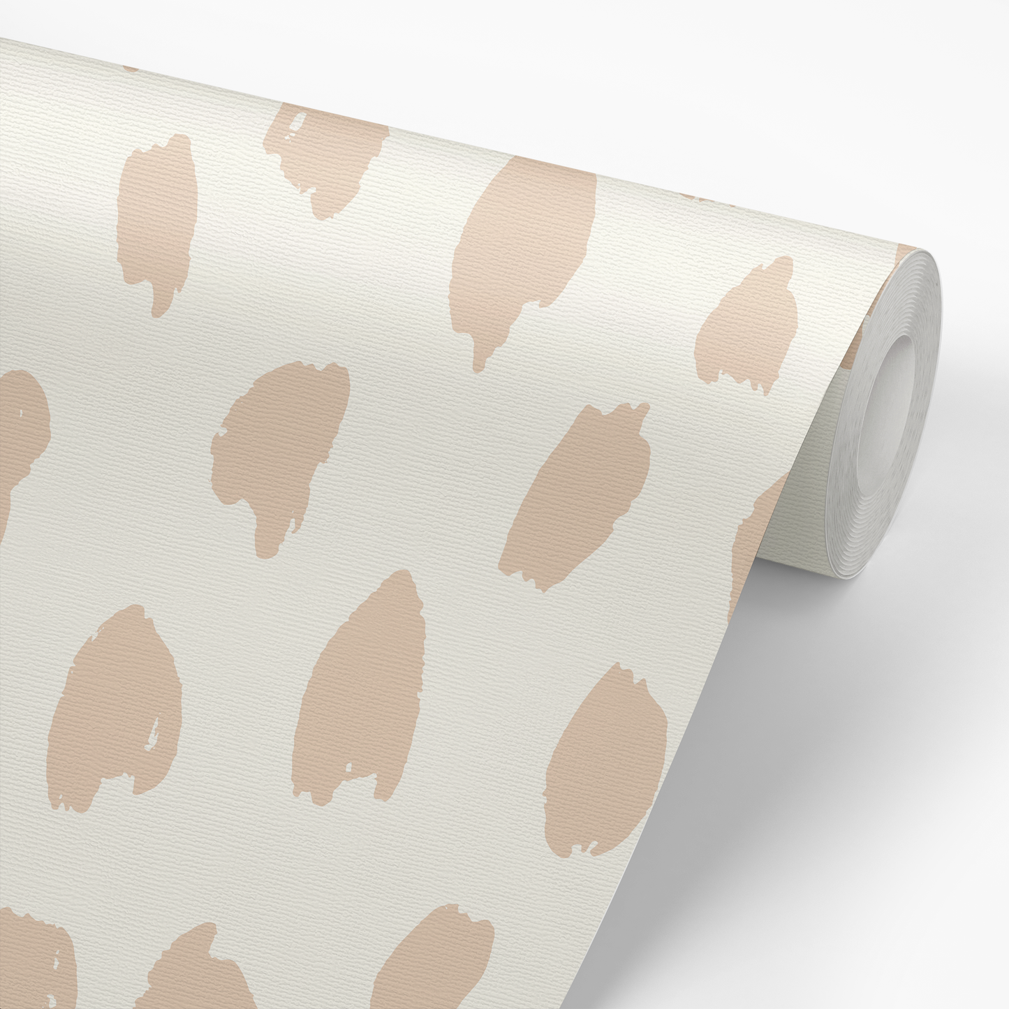 Painted Animal Wallpaper - Cream