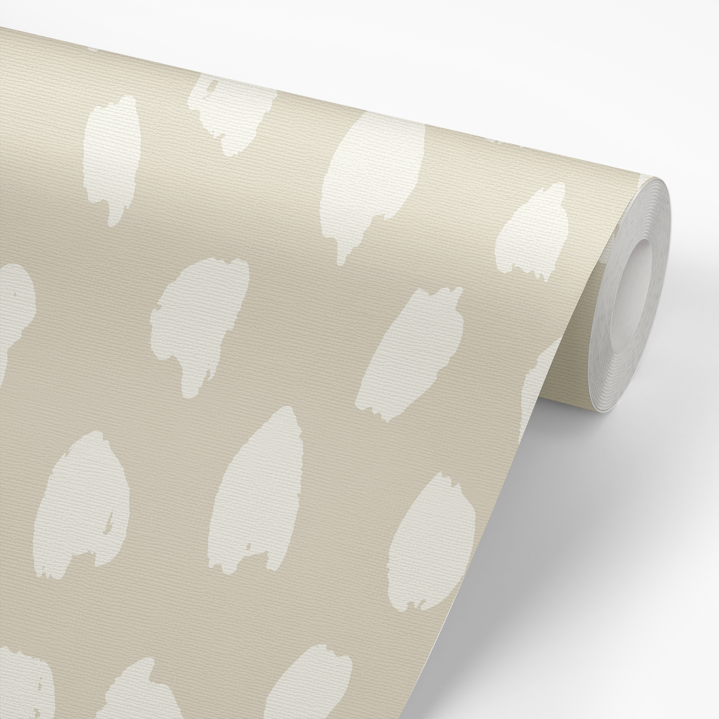 Painted Animal Wallpaper - Tan