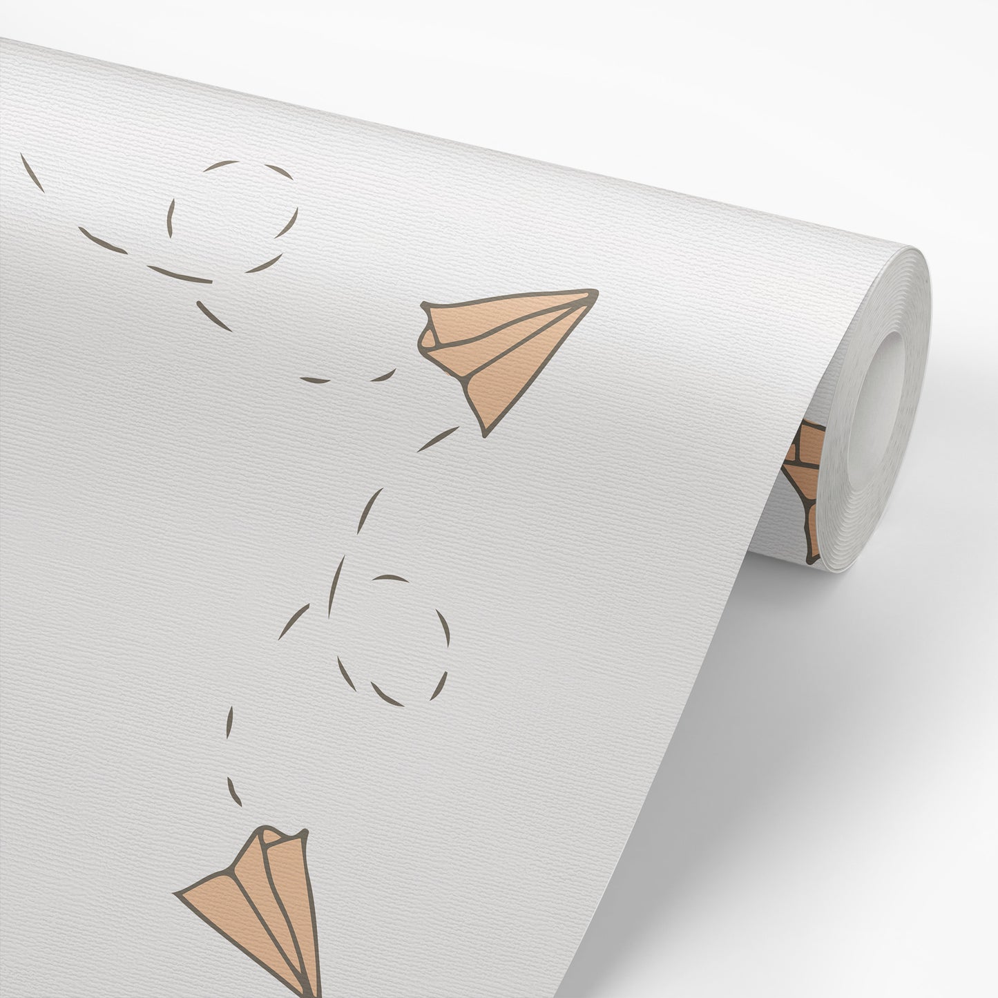 Paper Planes Wallpaper - Peach